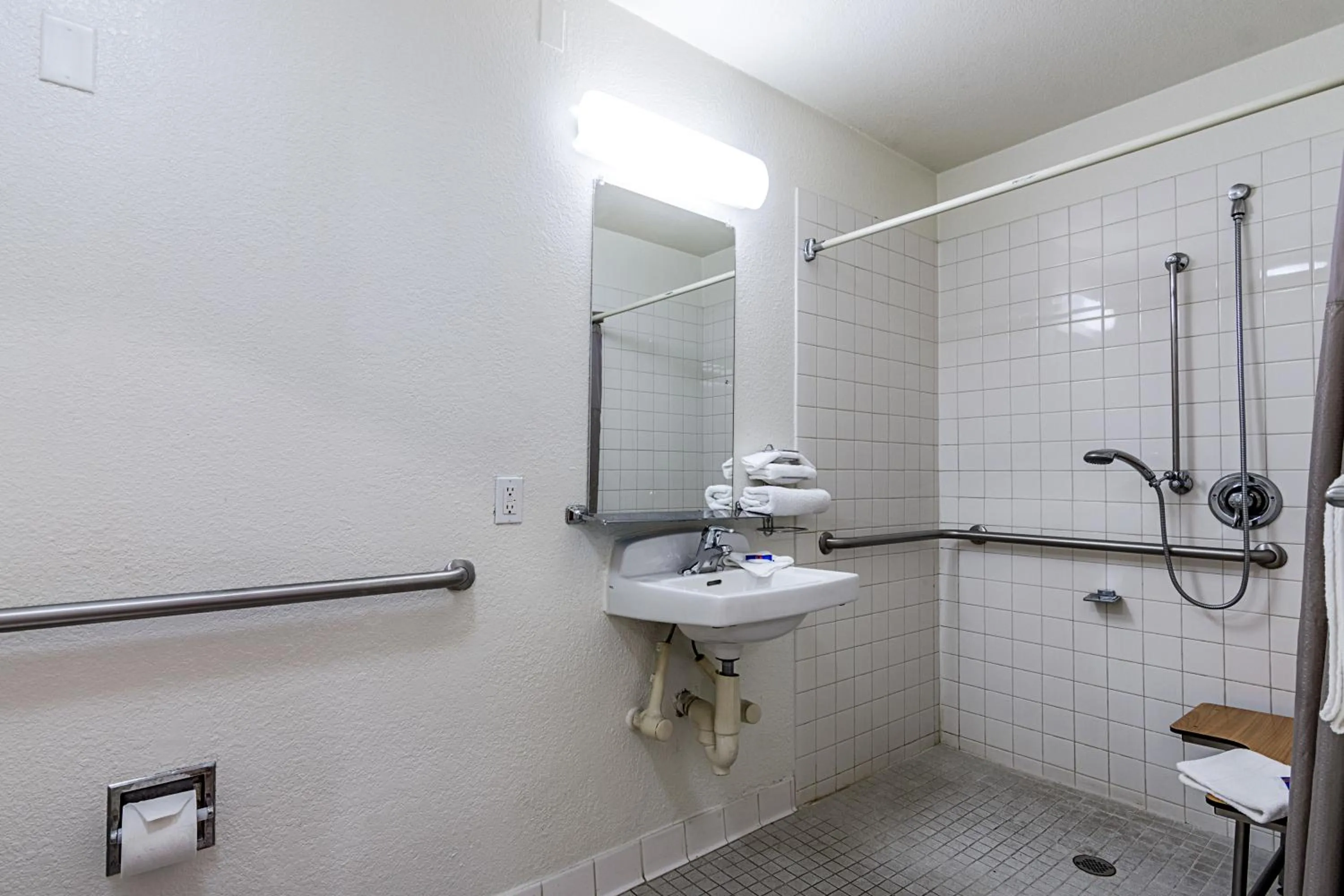 Bathroom in Motel 6-Modesto, CA
