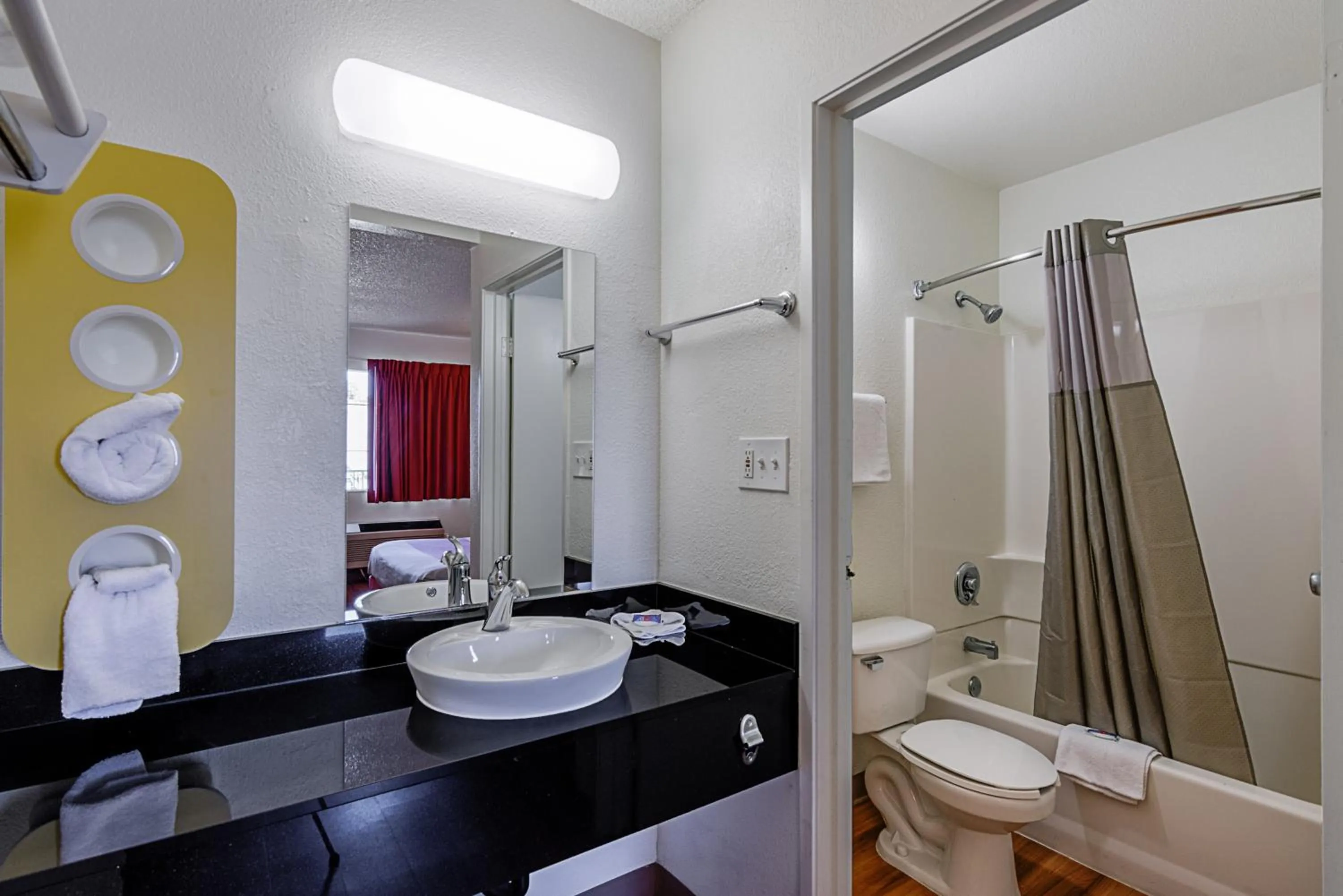 Bathroom in Motel 6-Modesto, CA