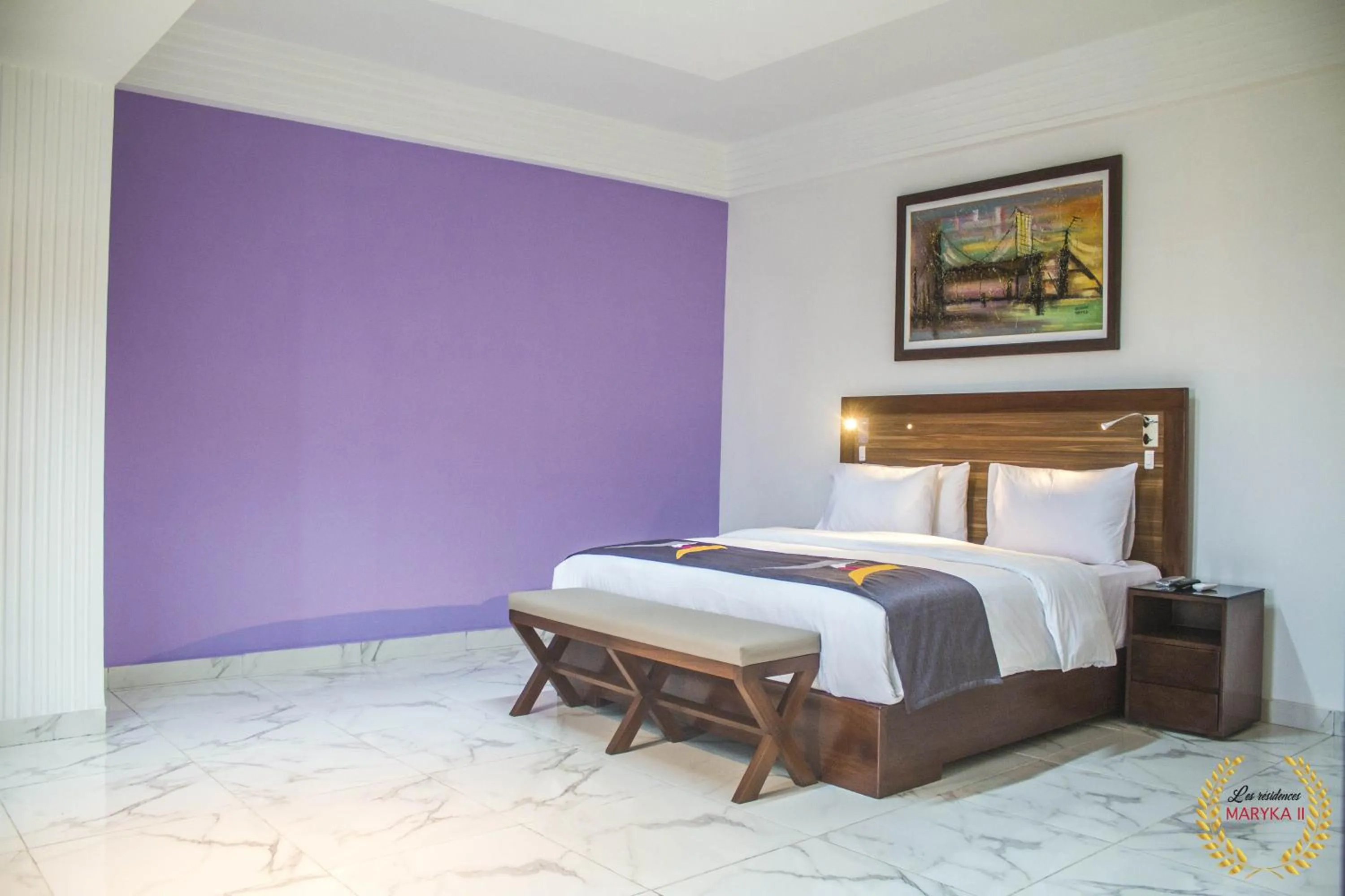 Bedroom, Bed in Residence Maryka II