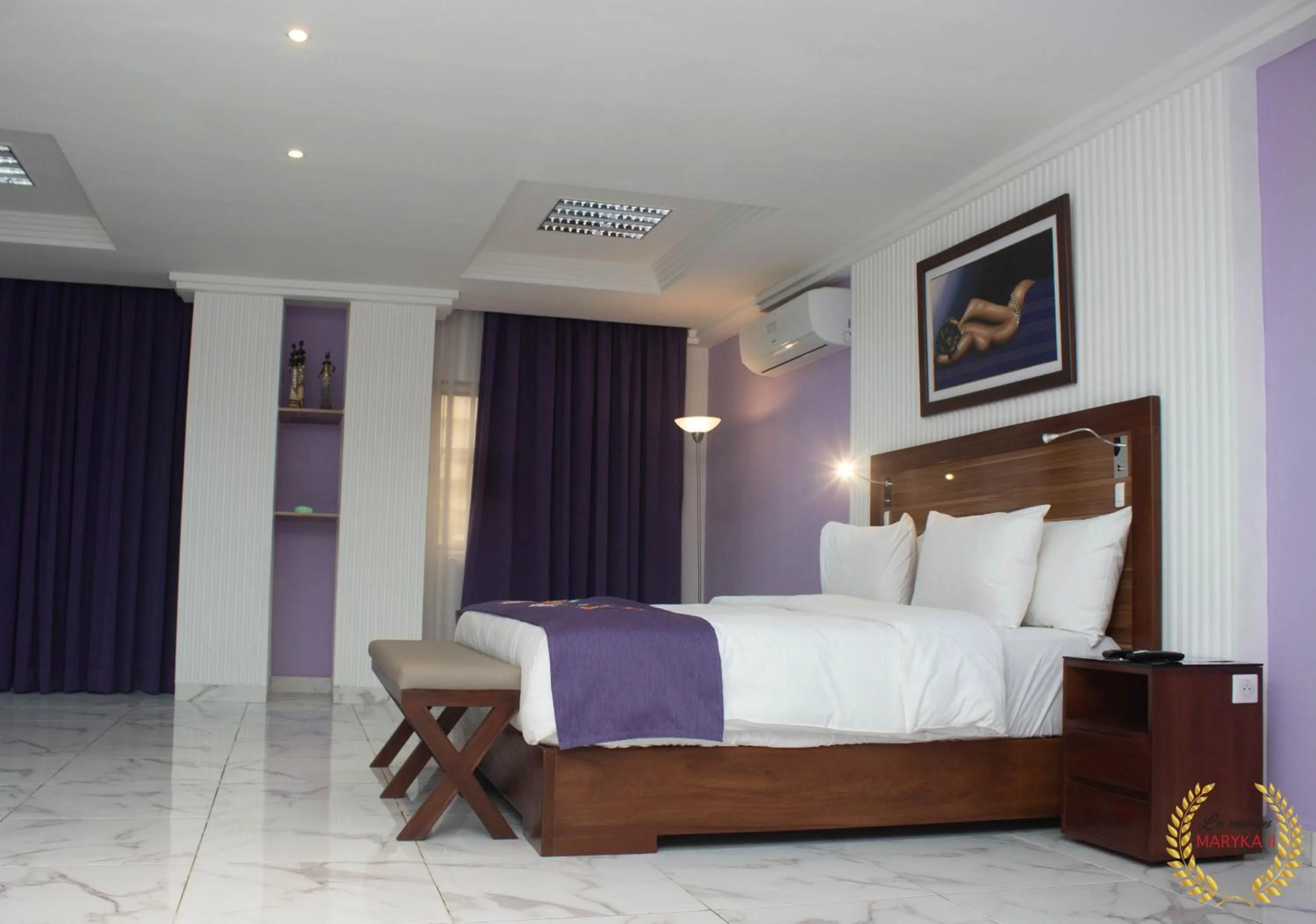 Bedroom, Bed in Residence Maryka II