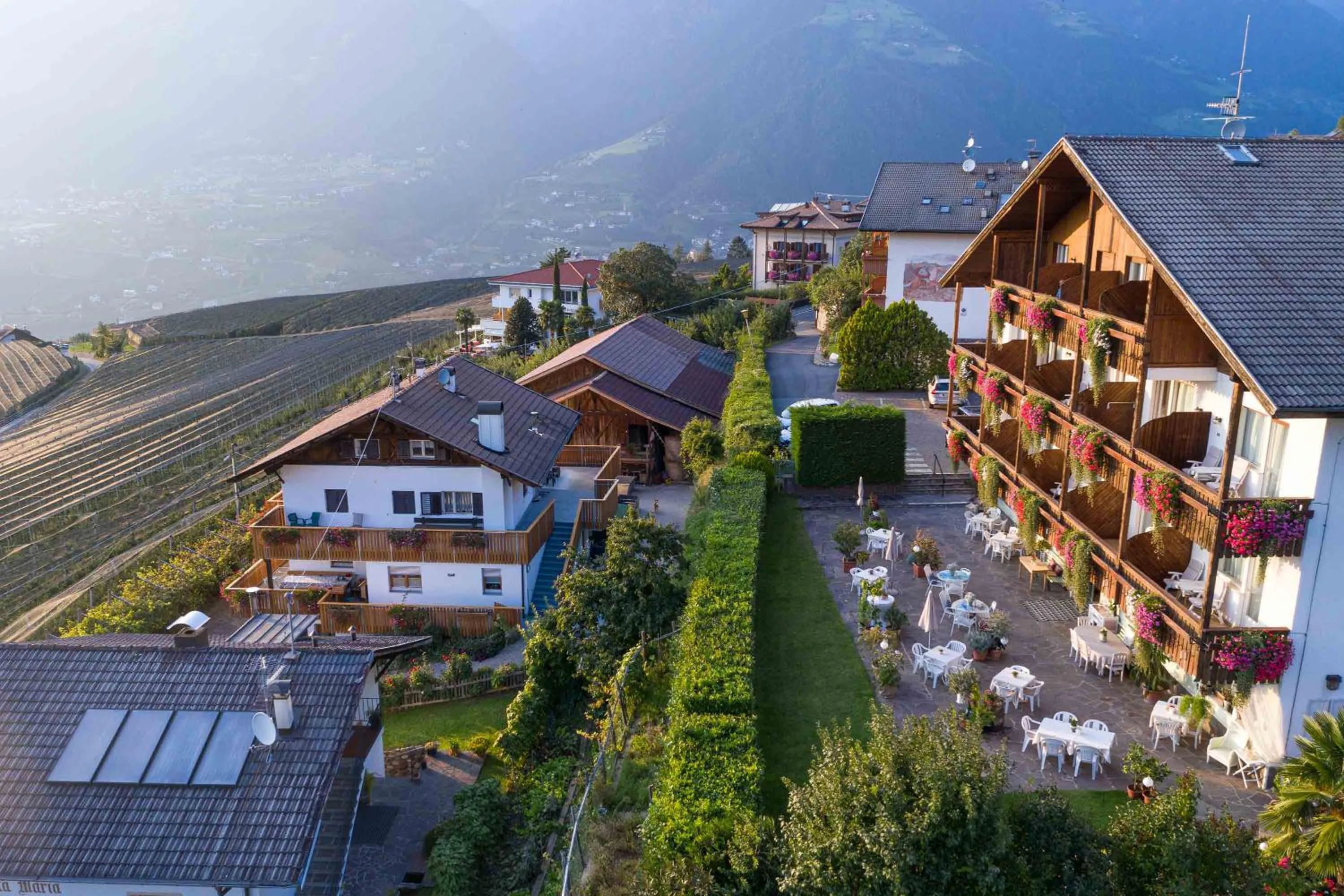 Bird's eye view in Boutique Hotel St Georgen