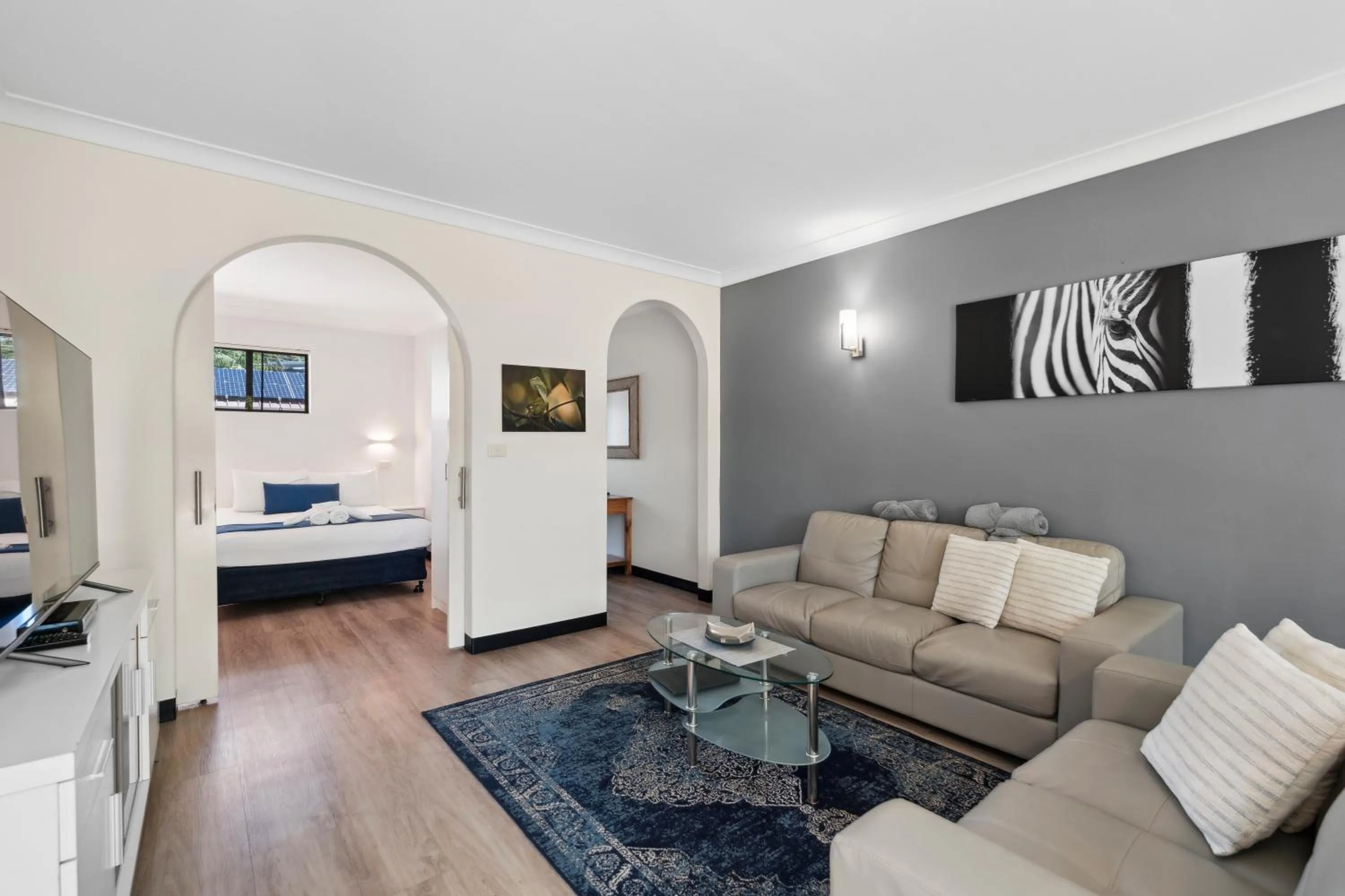 Living room in Smugglers On The Beach