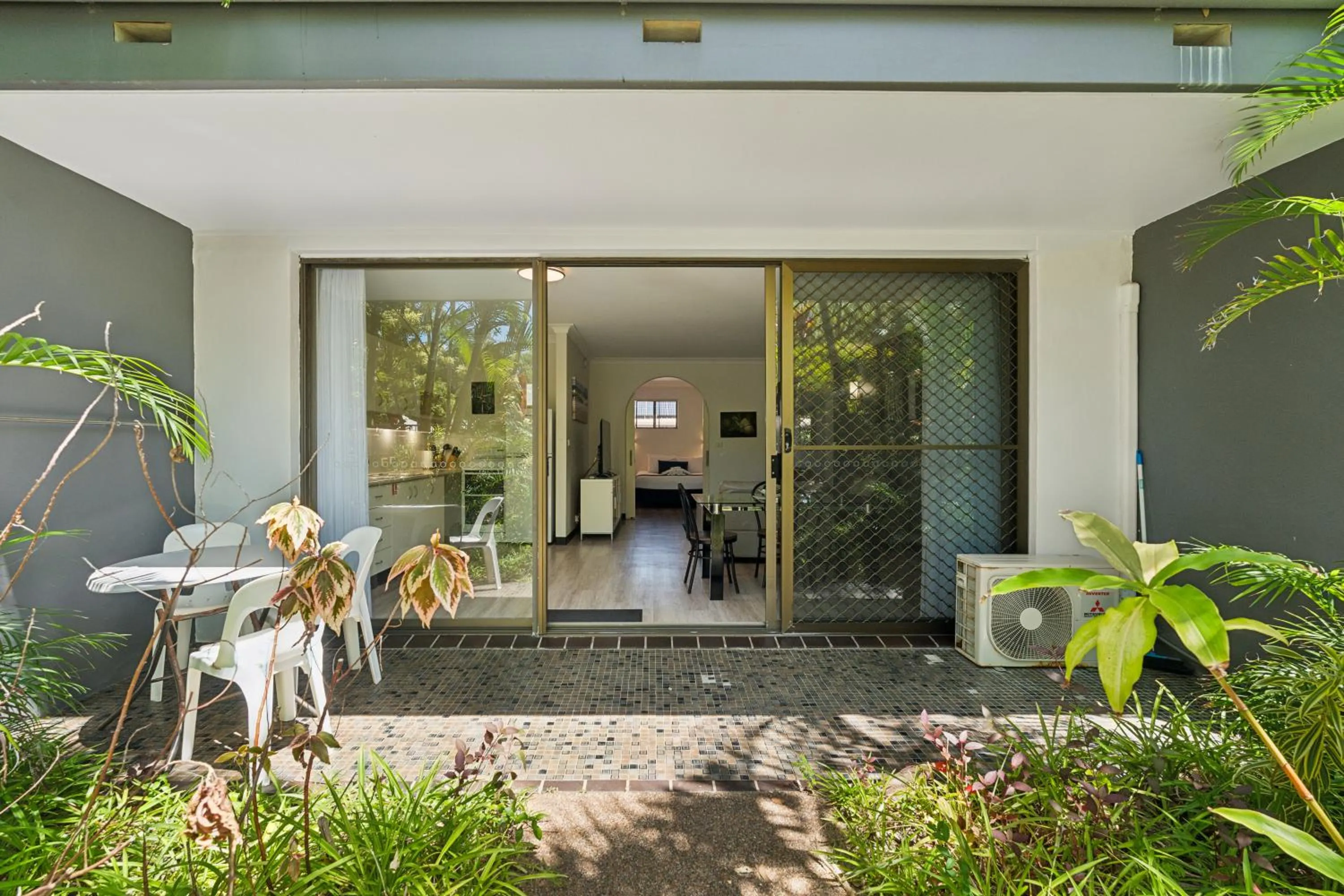 Patio in Smugglers On The Beach