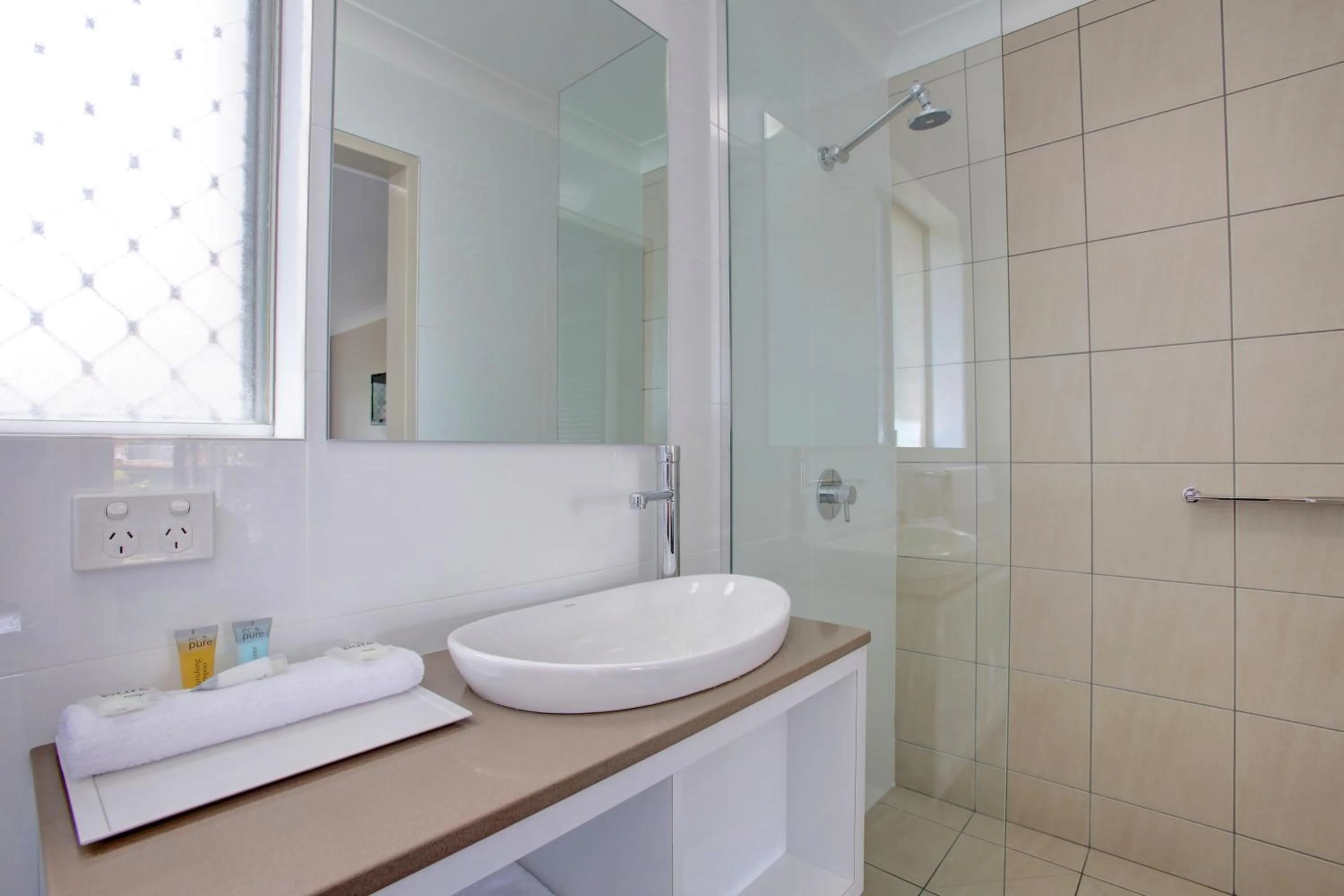 Bathroom in Beachpark Apartments Coffs Harbour