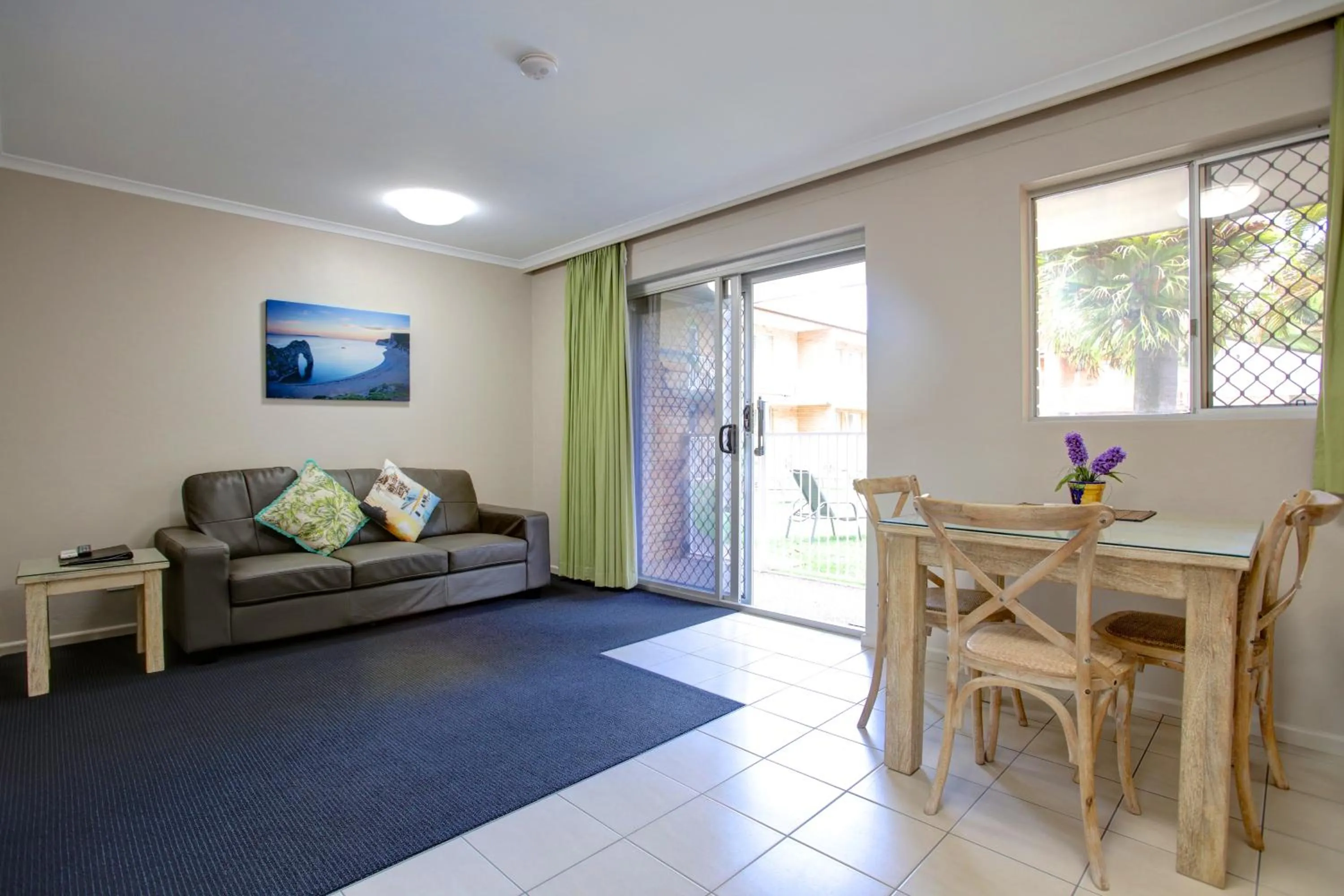 Living room in Beachpark Apartments Coffs Harbour