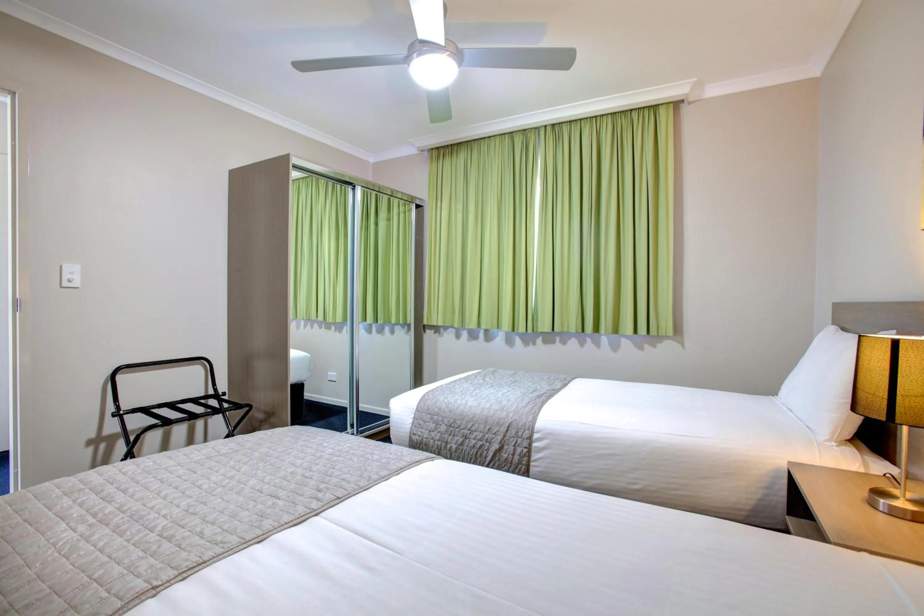 Bedroom, Bed in Beachpark Apartments Coffs Harbour