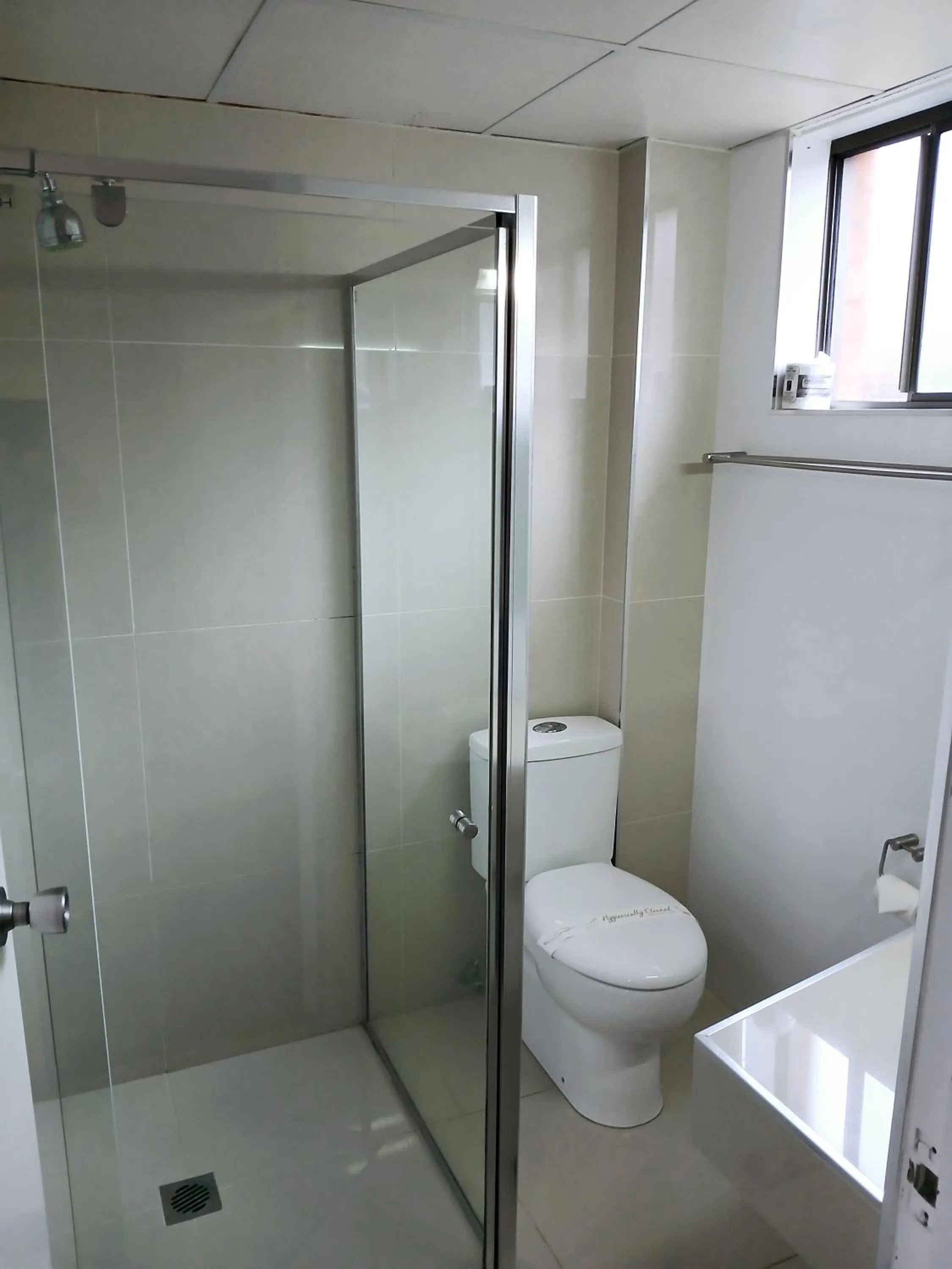 Toilet in Coastal Bay Motel