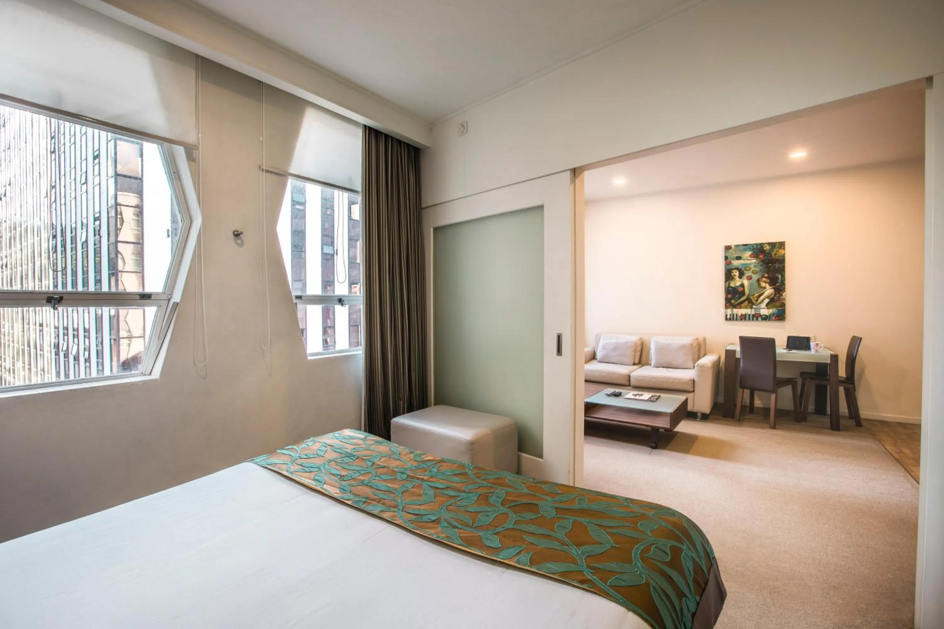 Bed in Quest On Lambton Serviced Apartments