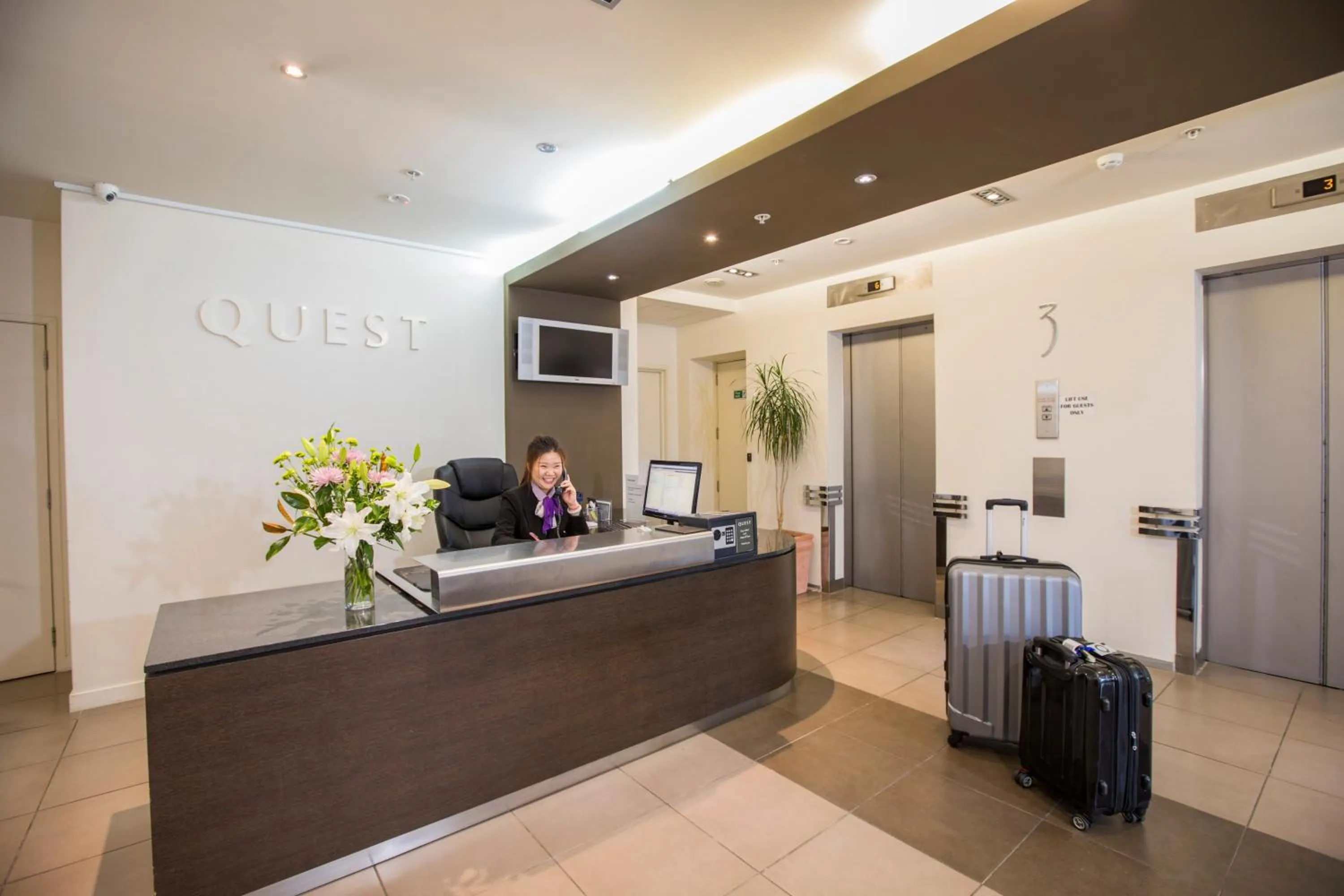 Lobby or reception in Quest On Lambton Serviced Apartments