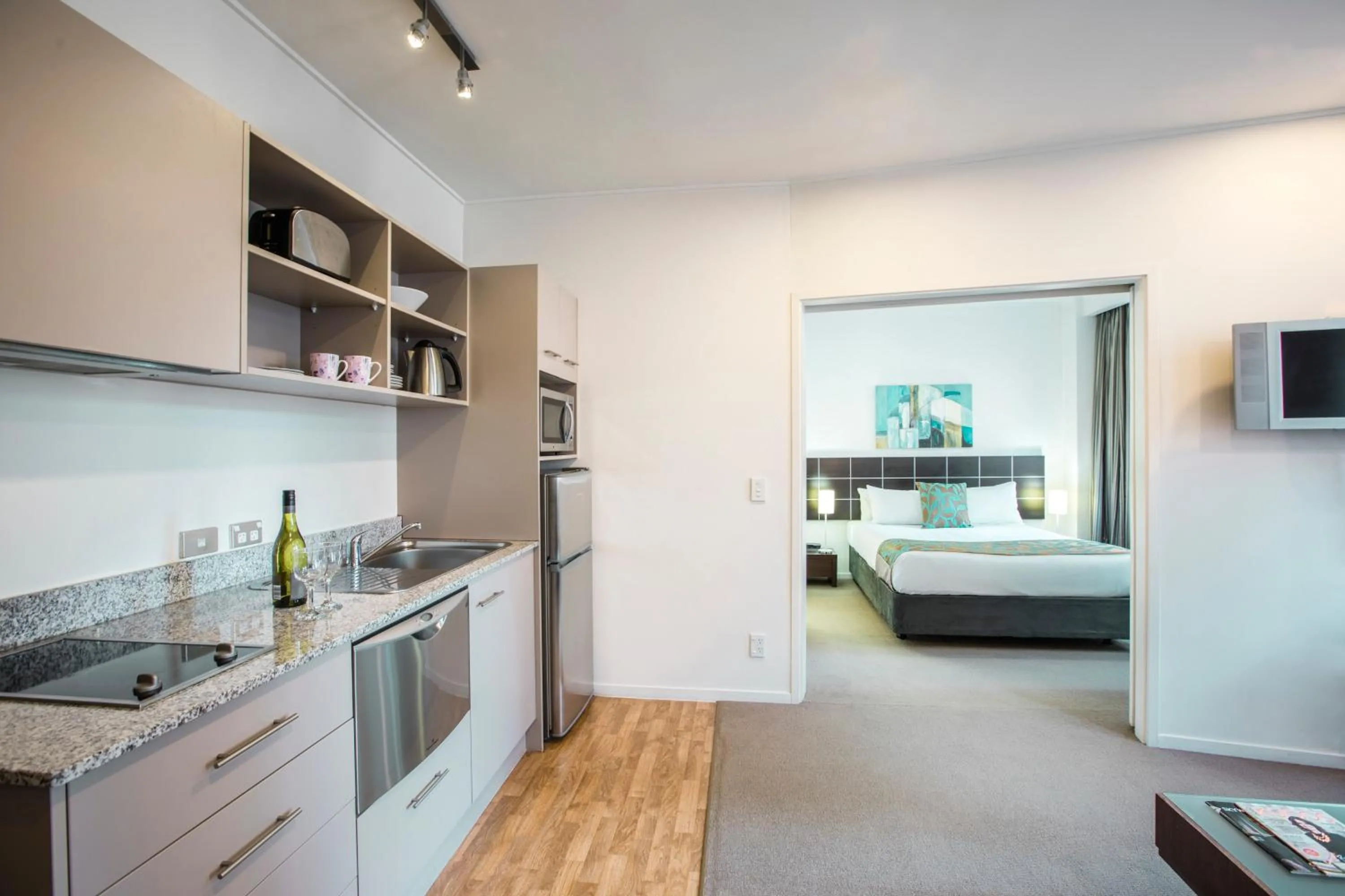 Bed in Quest On Lambton Serviced Apartments