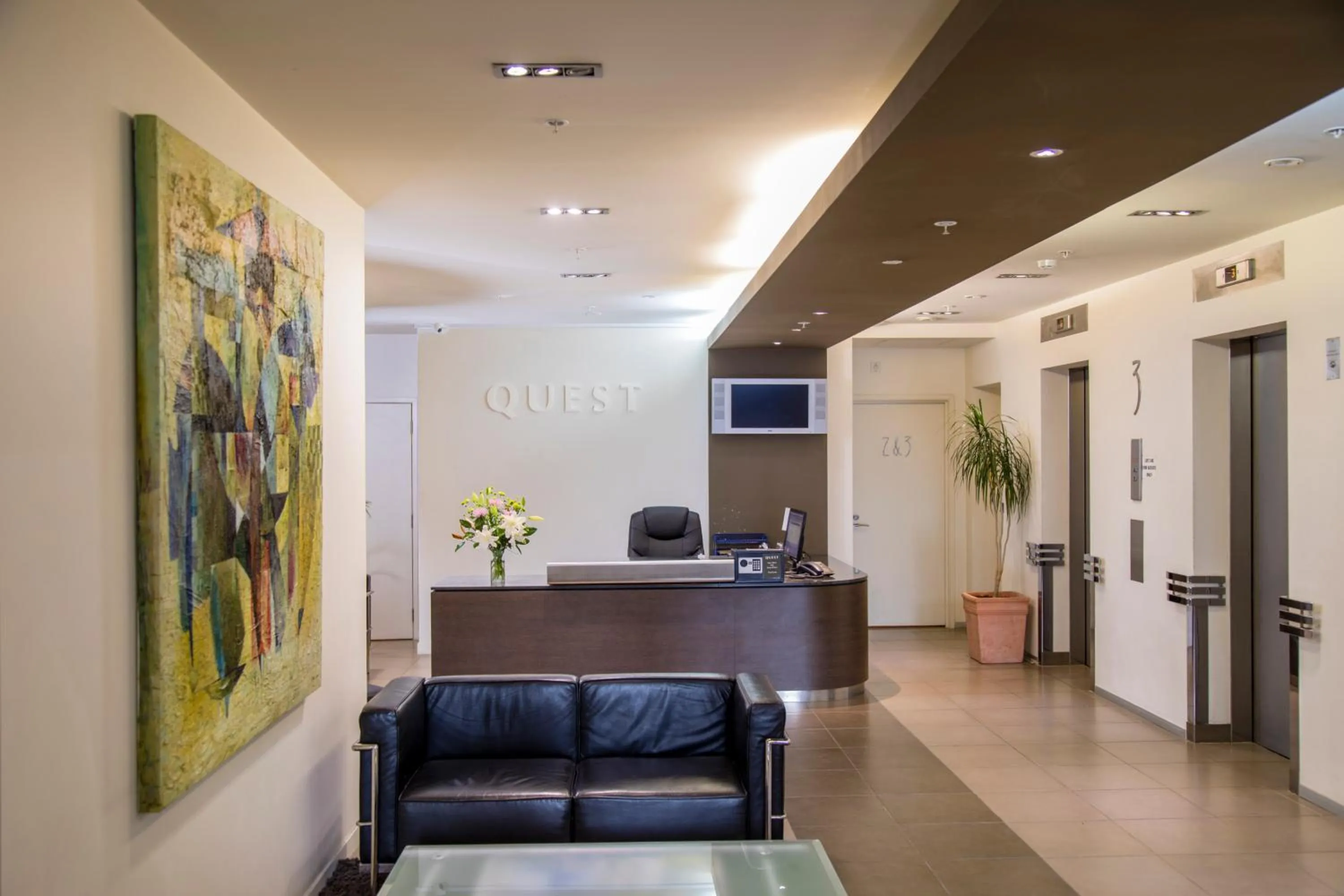 Lobby or reception in Quest On Lambton Serviced Apartments