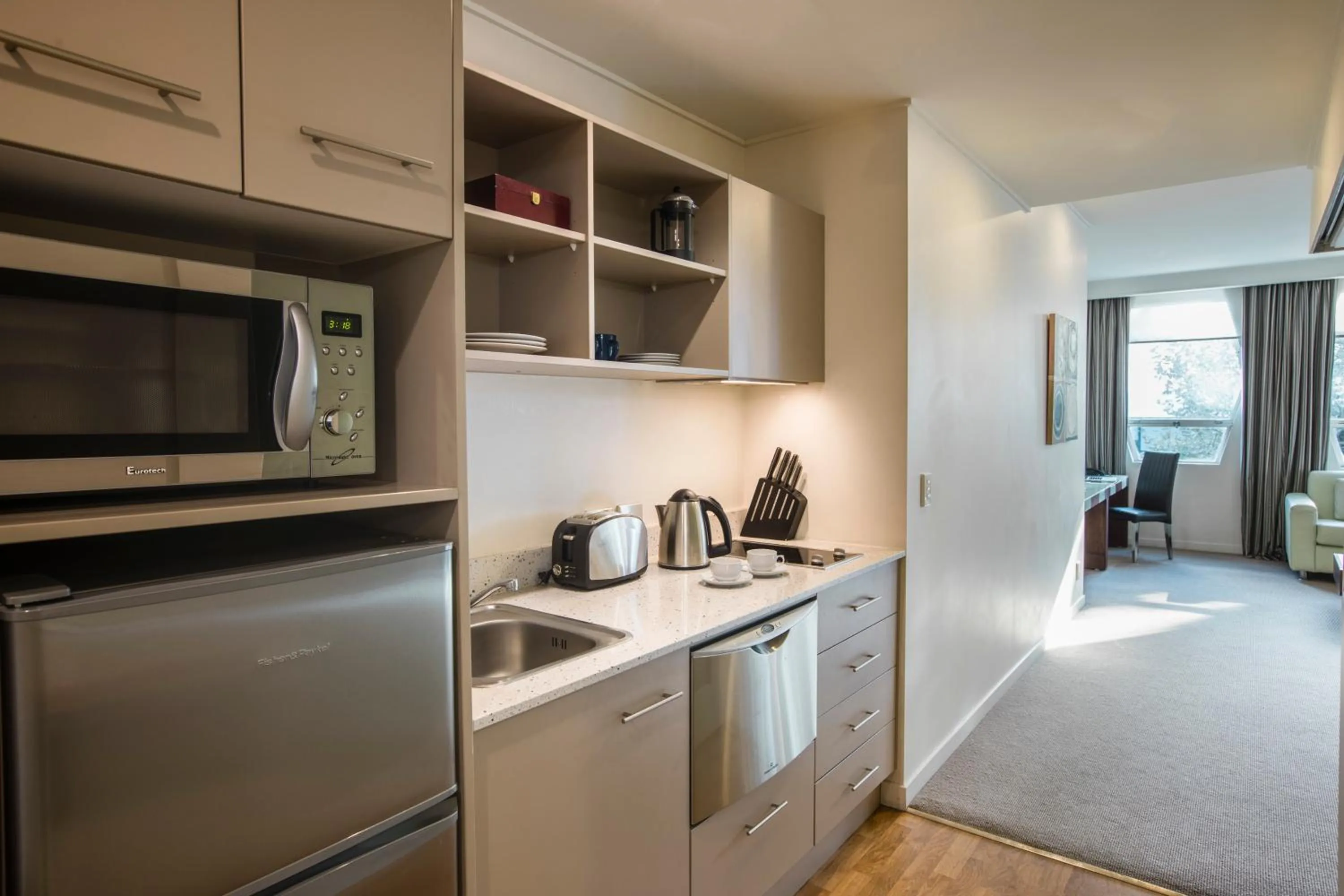 Kitchen or kitchenette in Quest On Lambton Serviced Apartments