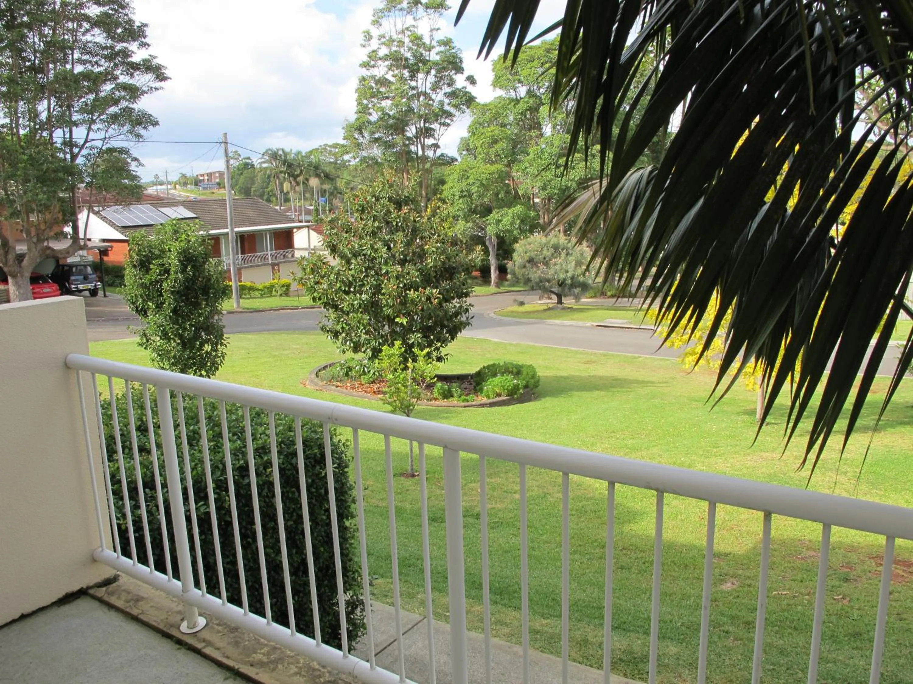 Garden view in Aston Hill Motor Lodge