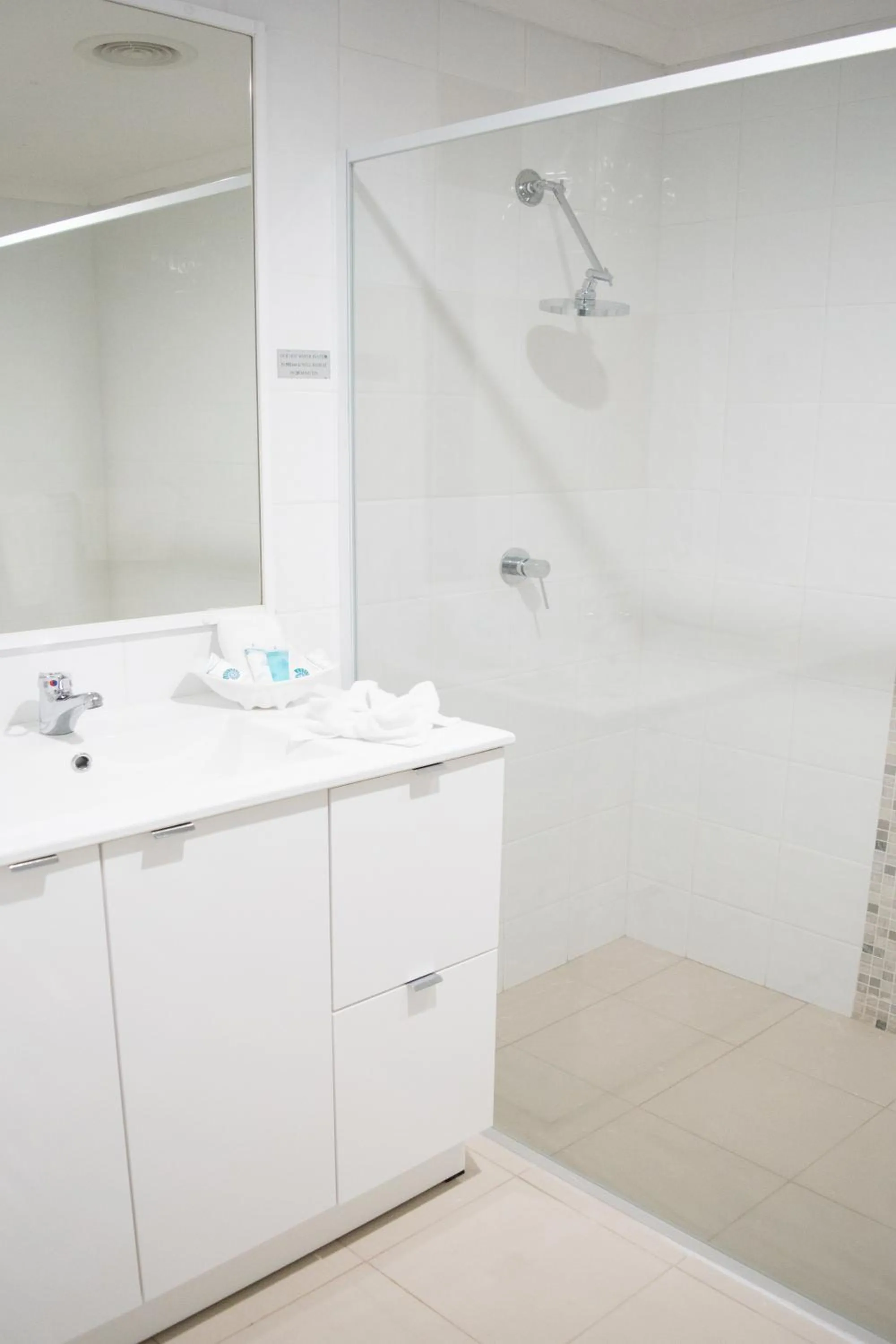 Shower in Beachside Holiday Apartments