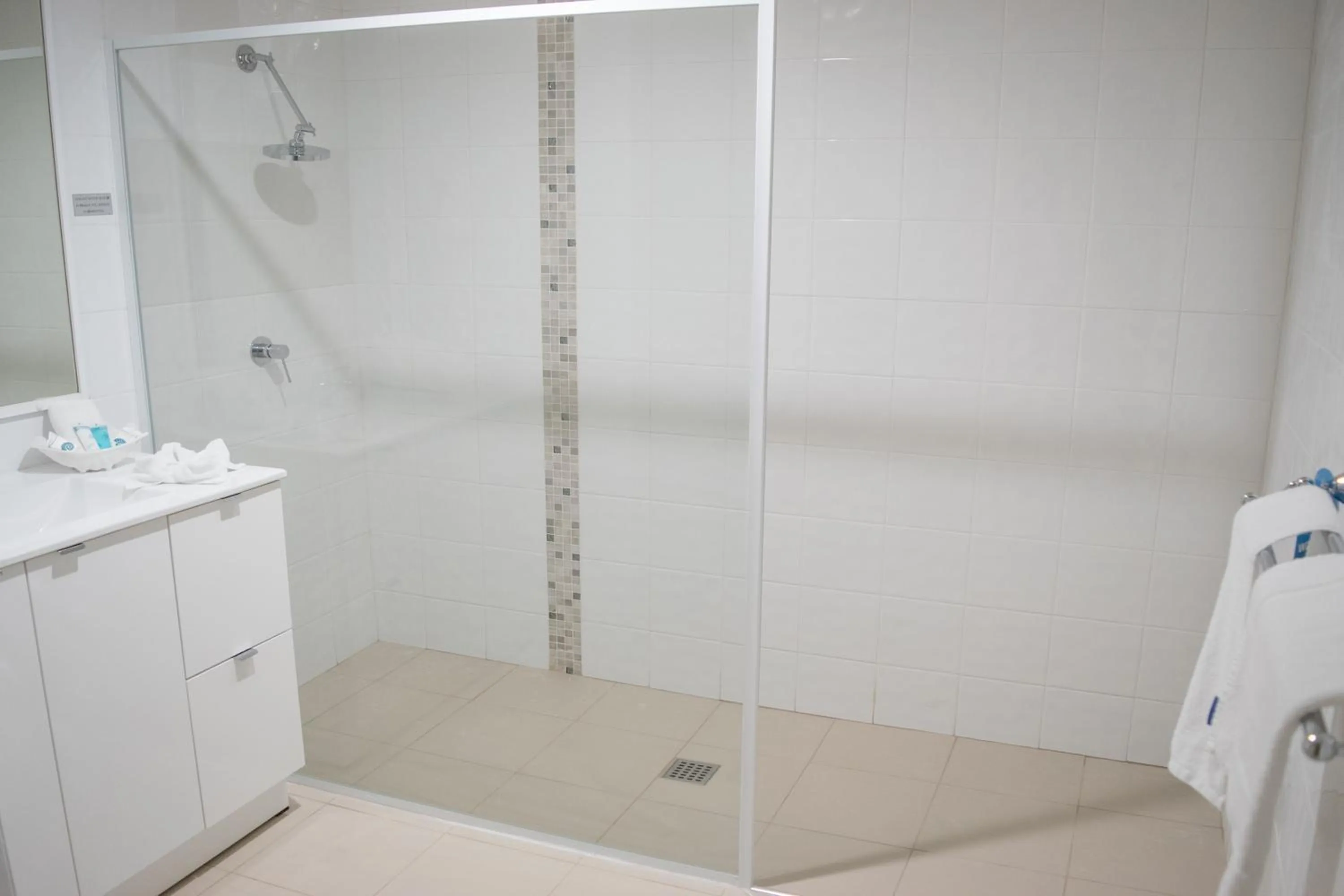 Shower in Beachside Holiday Apartments