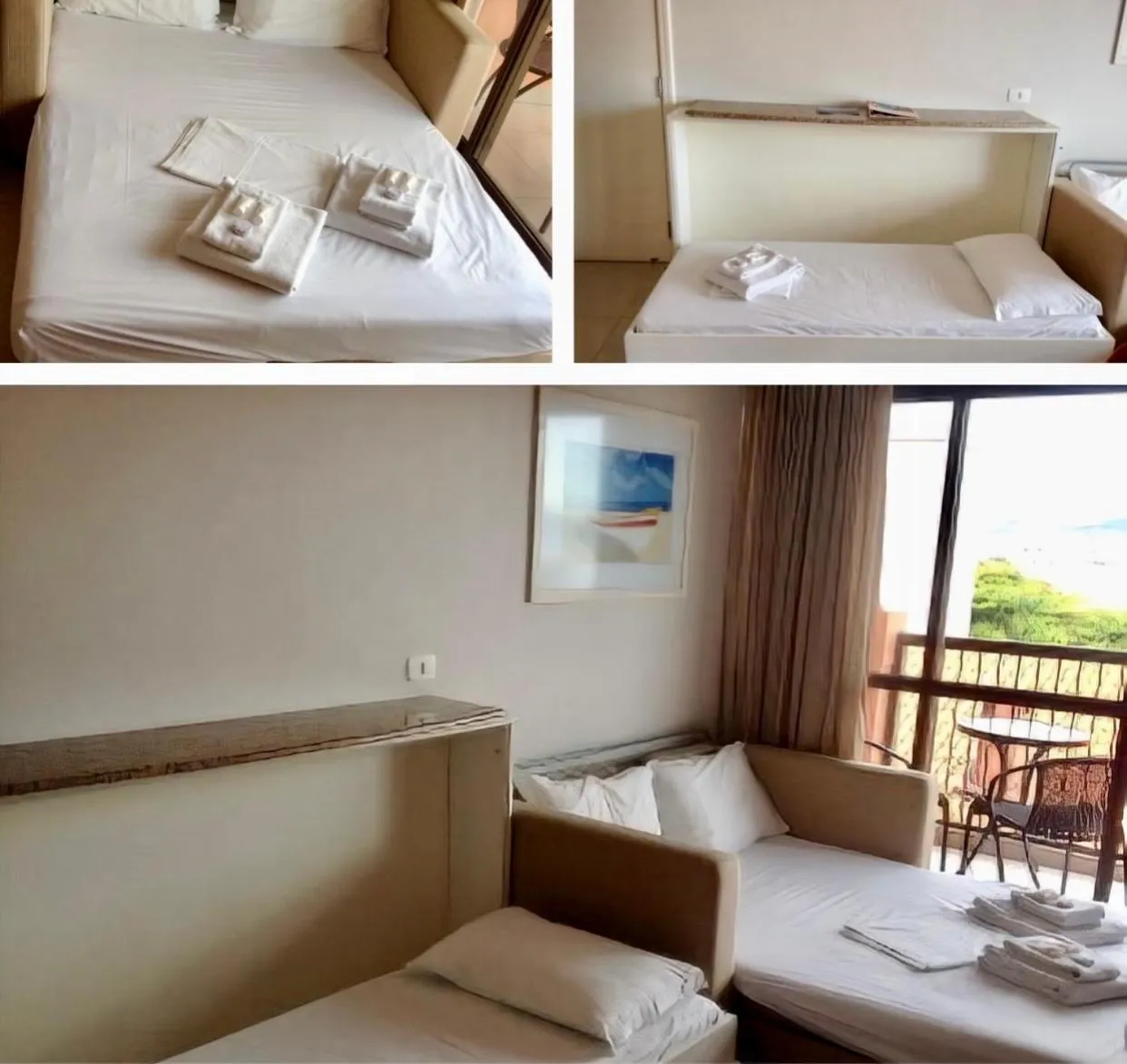 Bed in Flat Partic Hotel Jurere Beach Village