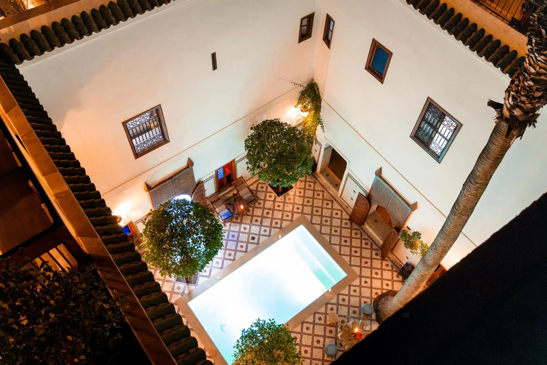 Patio in Ysalis Riad Restaurant & Spa