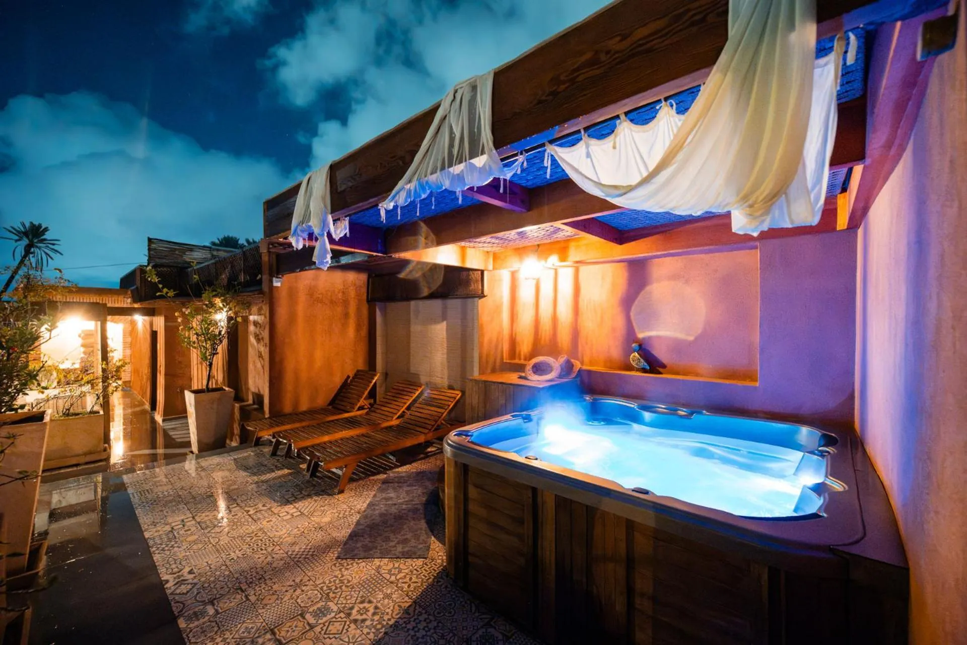 Patio in Ysalis Riad Restaurant & Spa