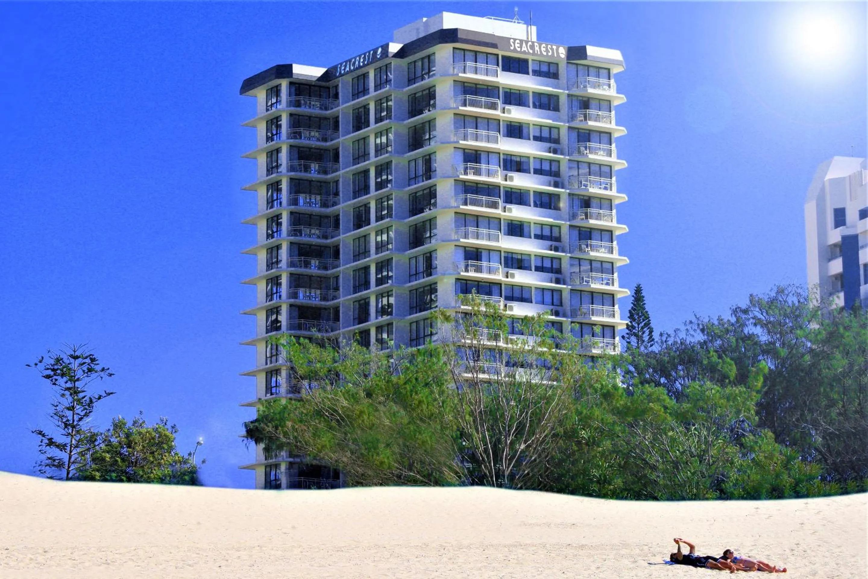Property building in Seacrest Beachfront Apartments Gold Coast