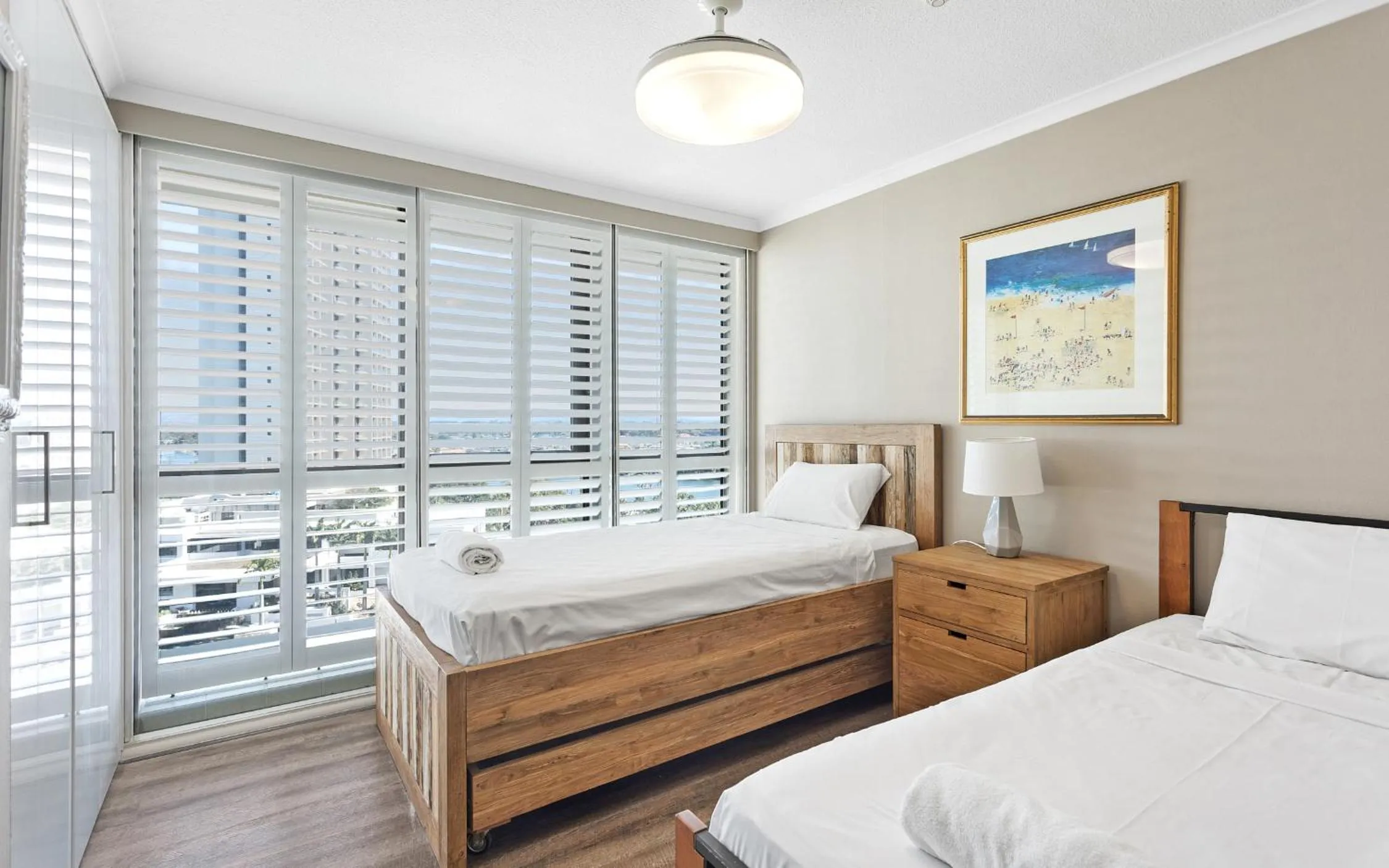 Bed in Seacrest Beachfront Apartments Gold Coast