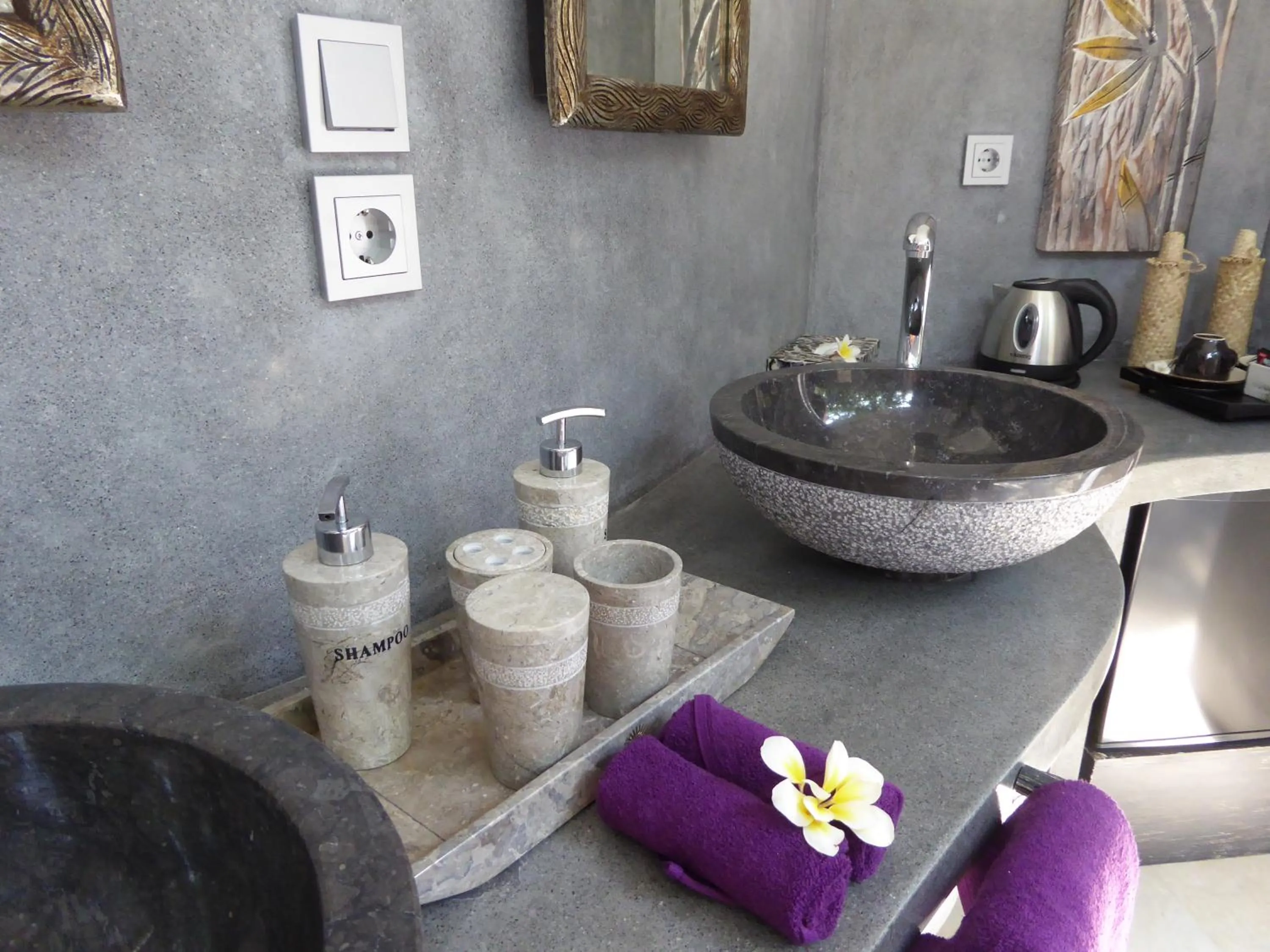 Bathroom in Puri Dajuma Beach Eco-Resort & Spa