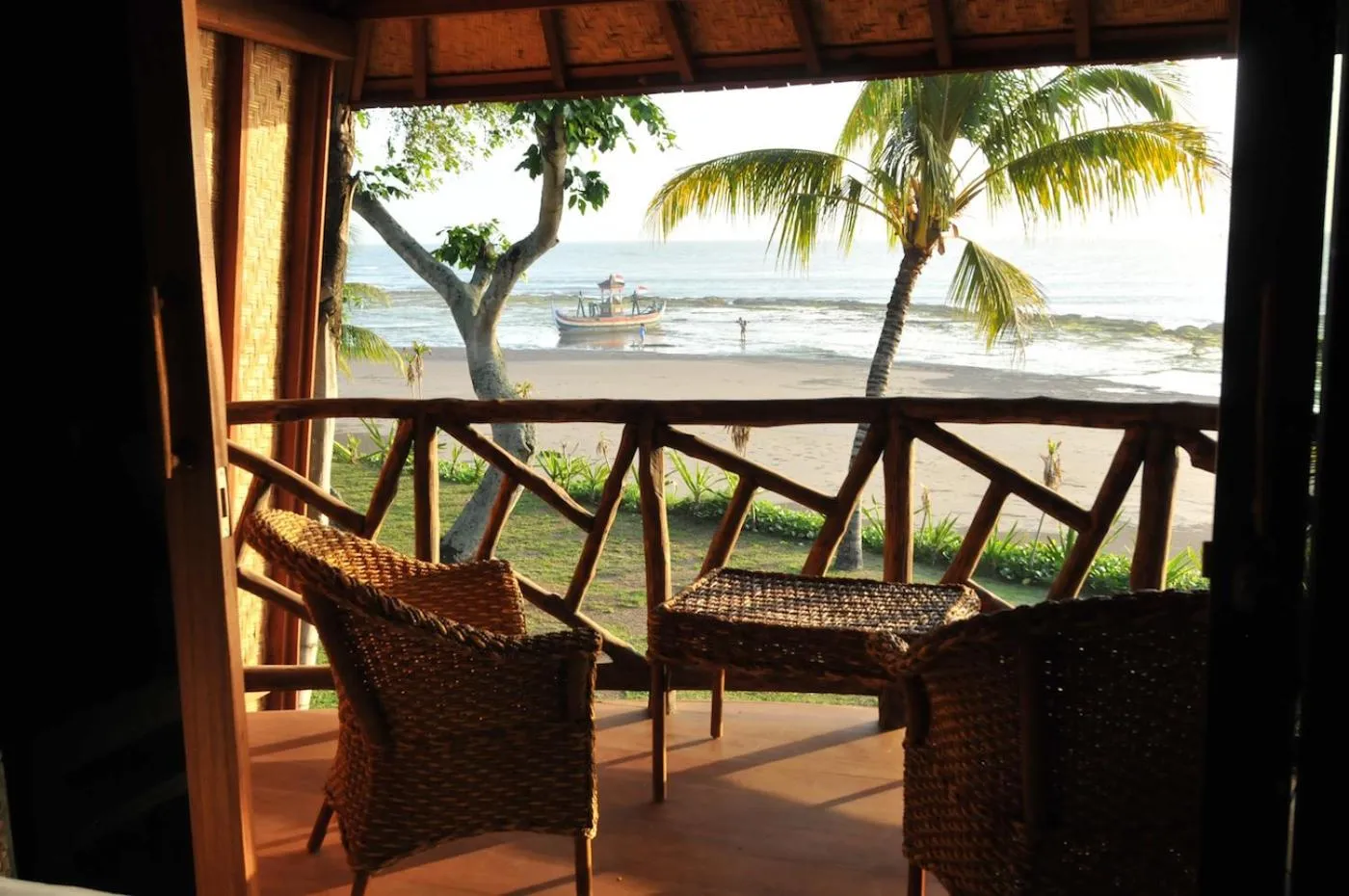 Patio in Puri Dajuma Beach Eco-Resort & Spa