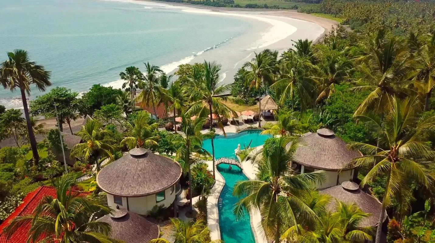 Swimming pool in Puri Dajuma Beach Eco-Resort & Spa
