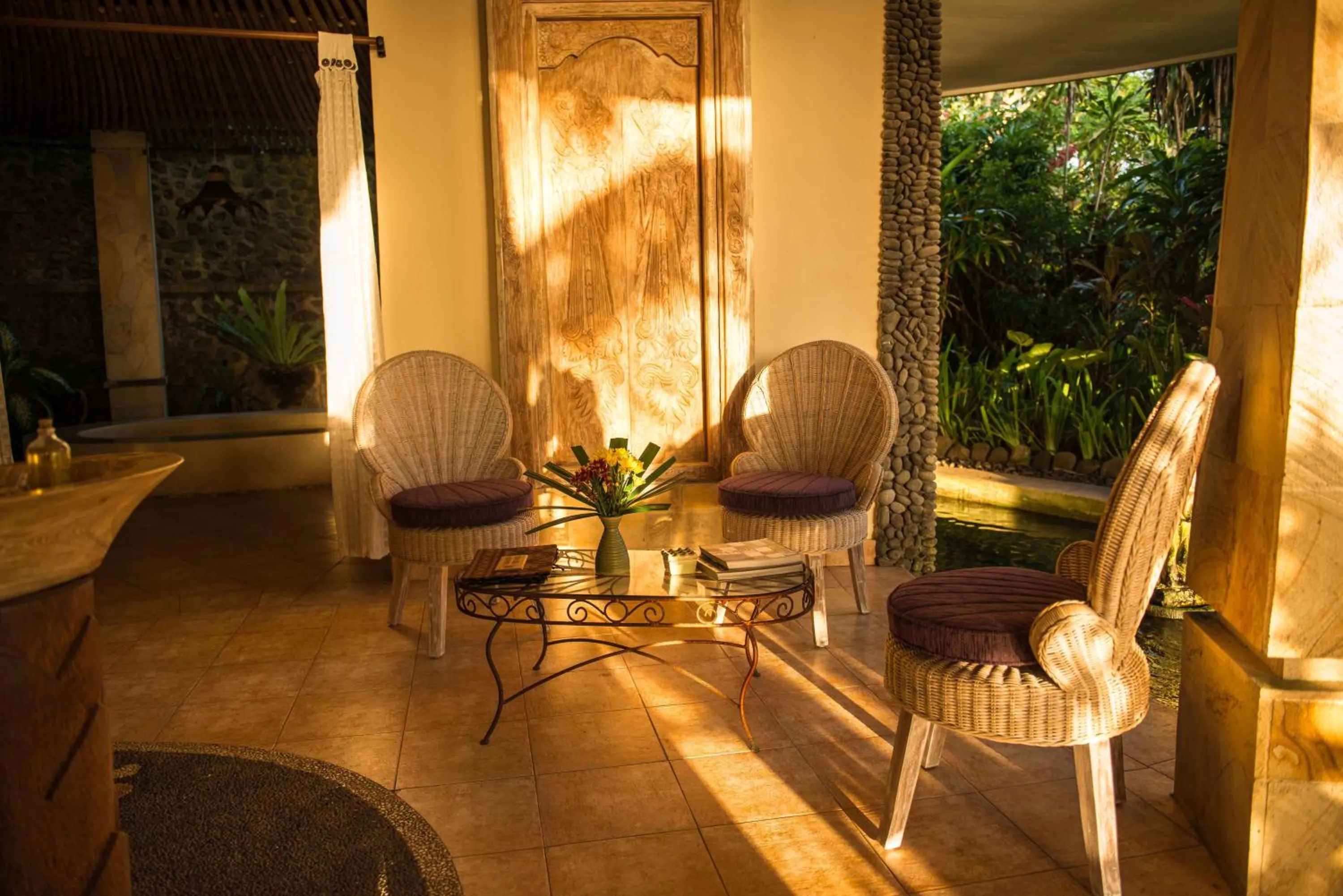 Living room in Puri Dajuma Beach Eco-Resort & Spa