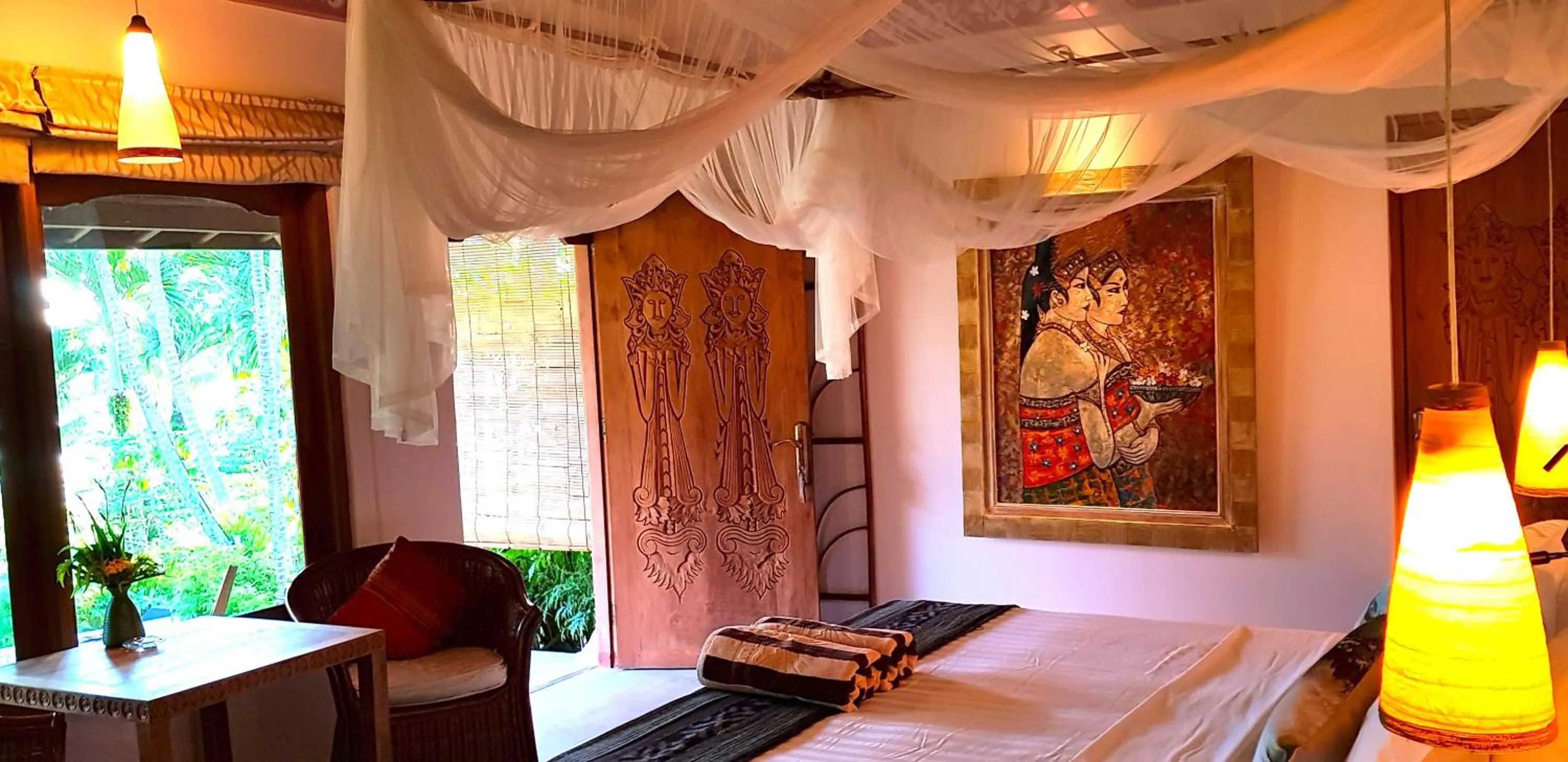 Bedroom, Bed in Puri Dajuma Beach Eco-Resort & Spa