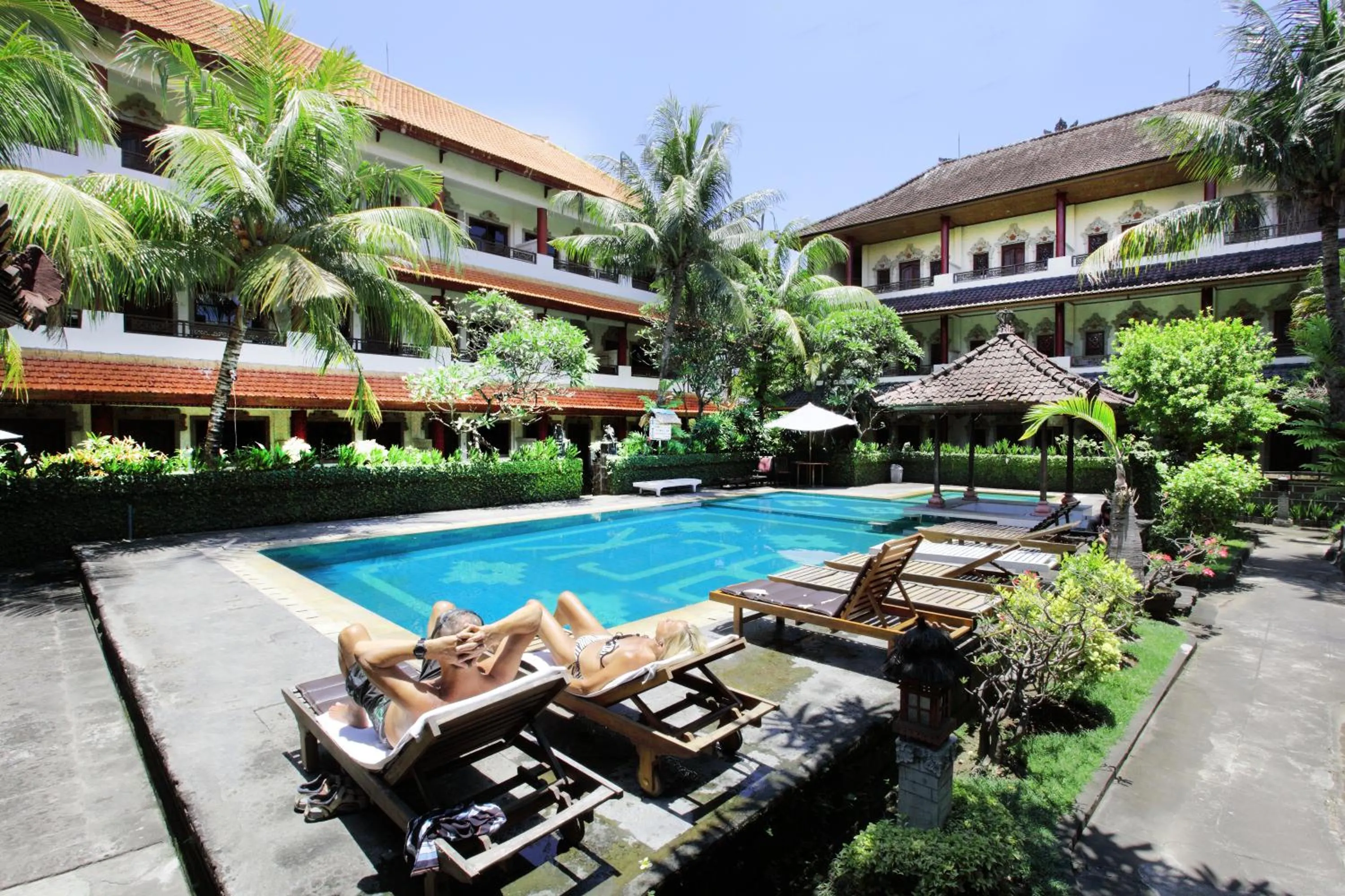 Swimming pool in Bakung Sari Resort