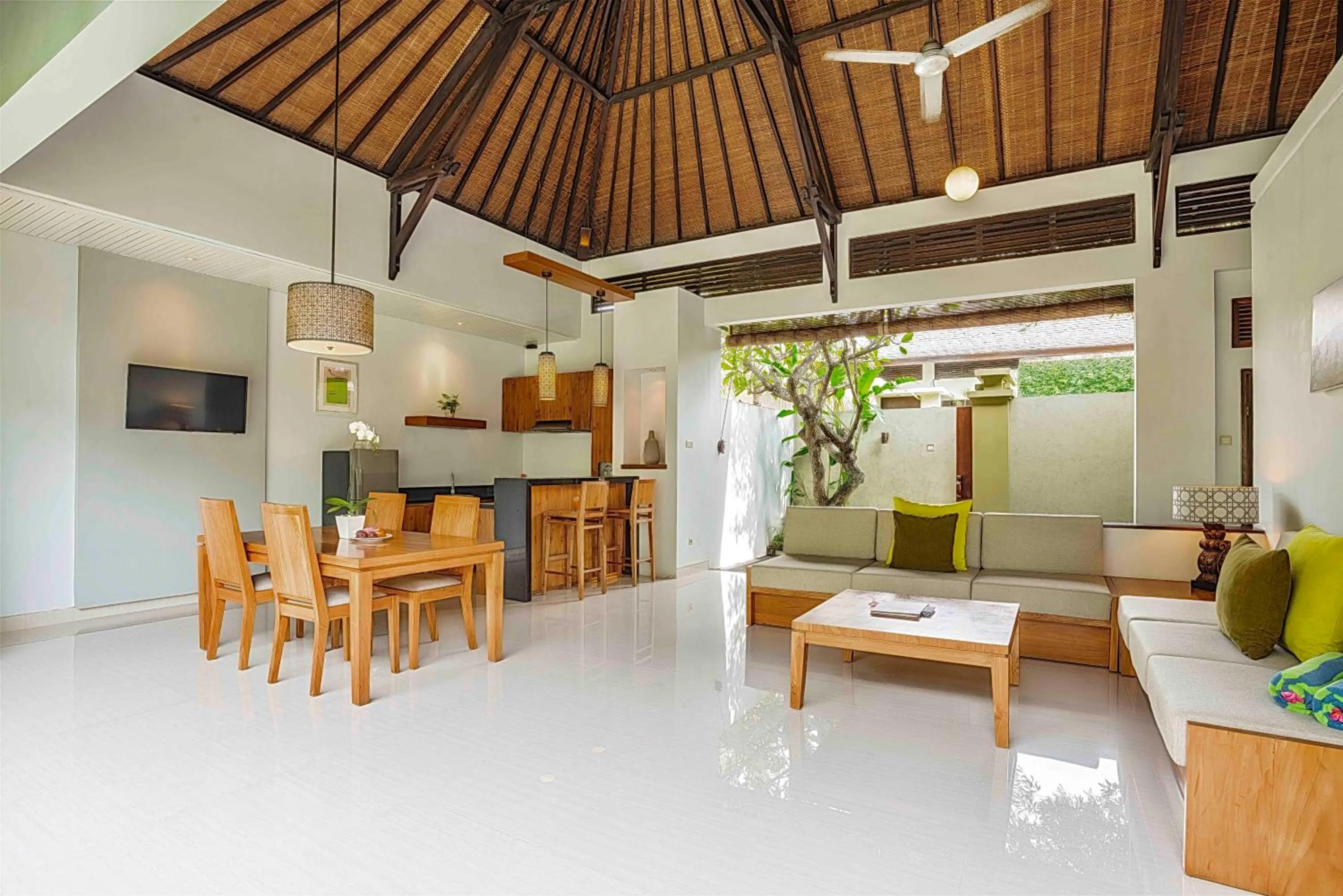 Living room in Pradha Villas Seminyak