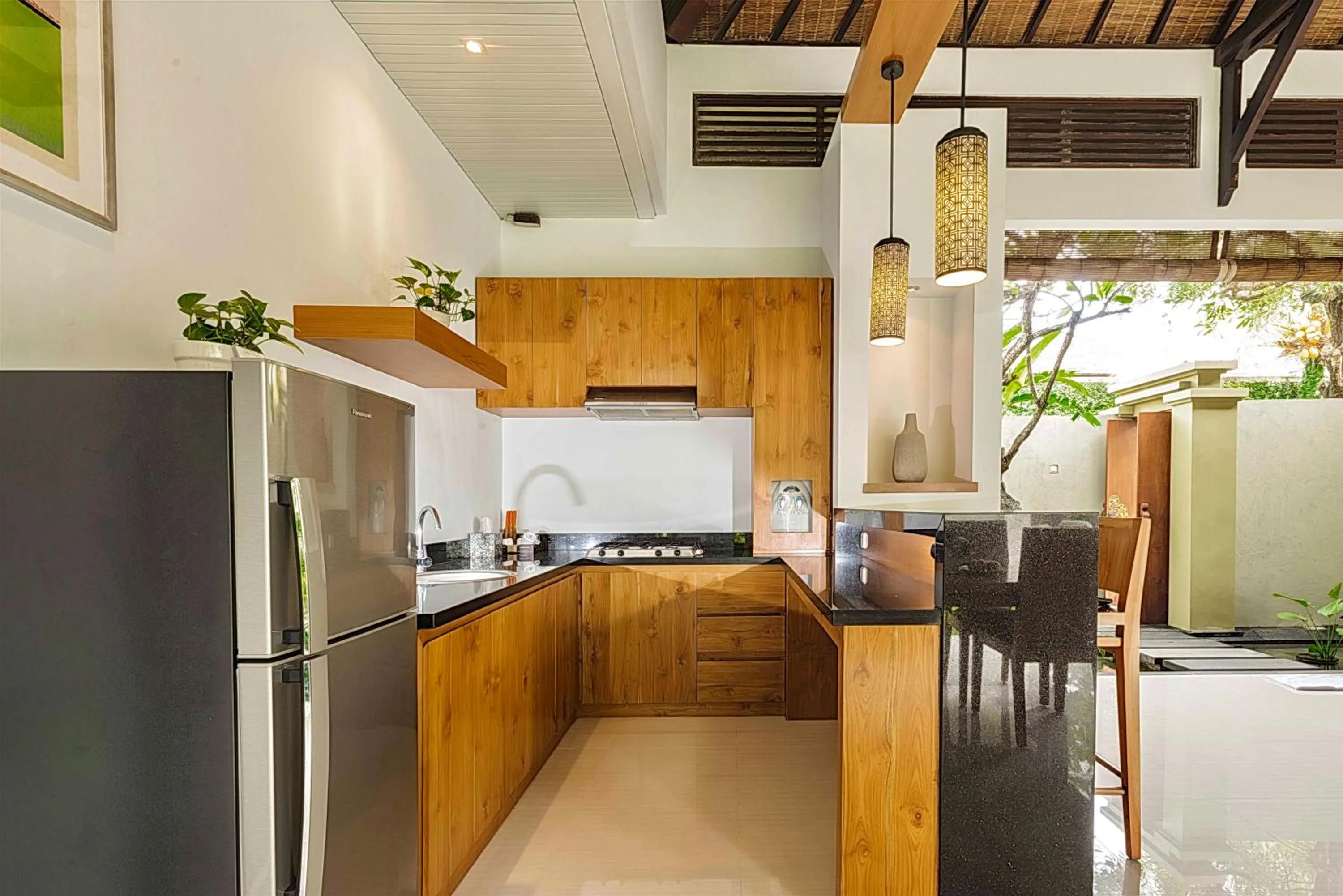 Communal kitchen in Pradha Villas Seminyak
