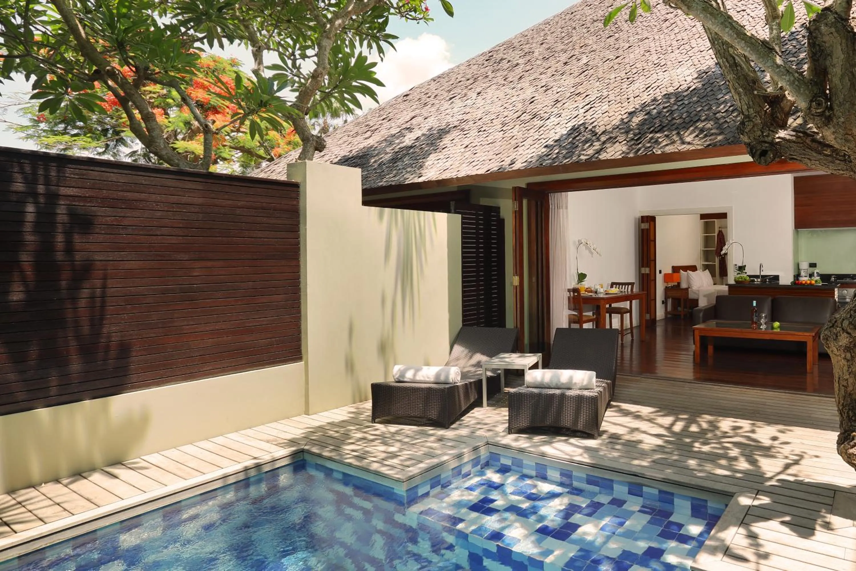 Pool view in Downtown Villas