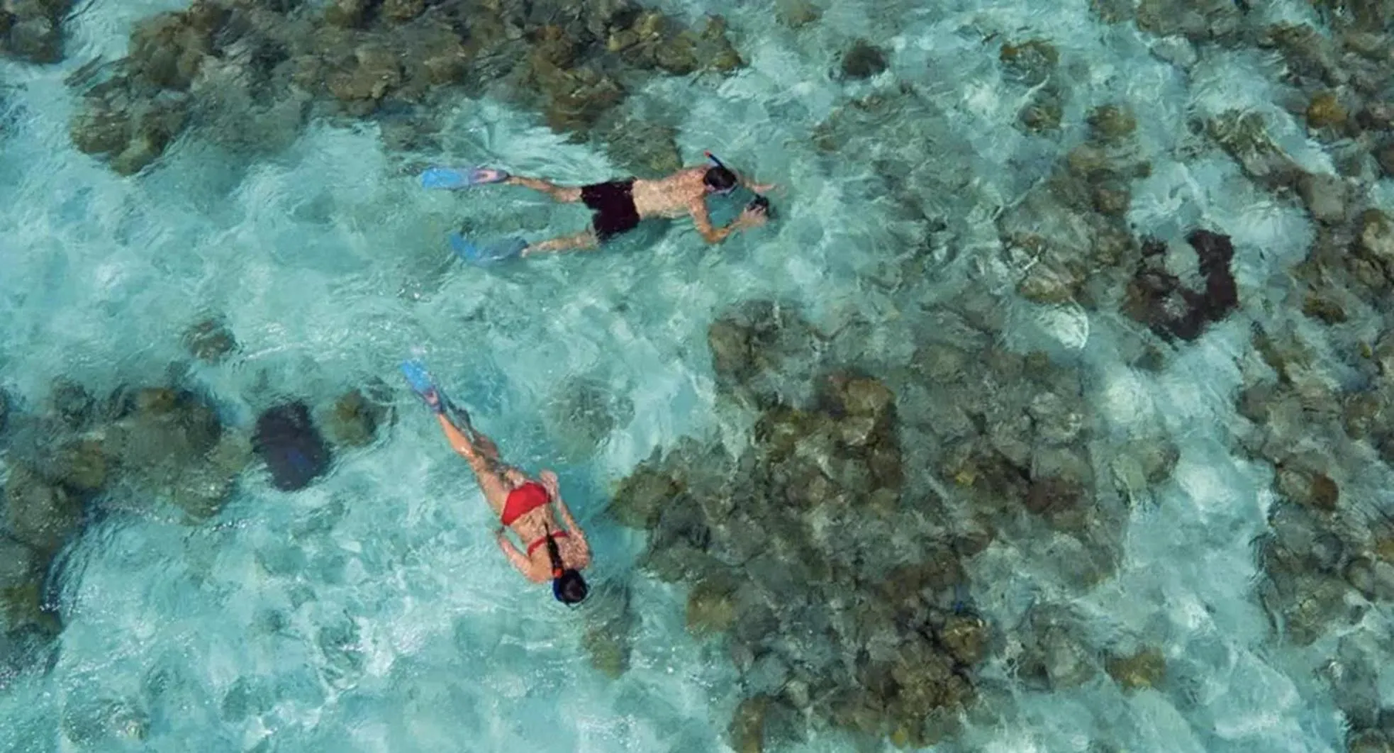Snorkeling in Anantara Kihavah Maldives Villas