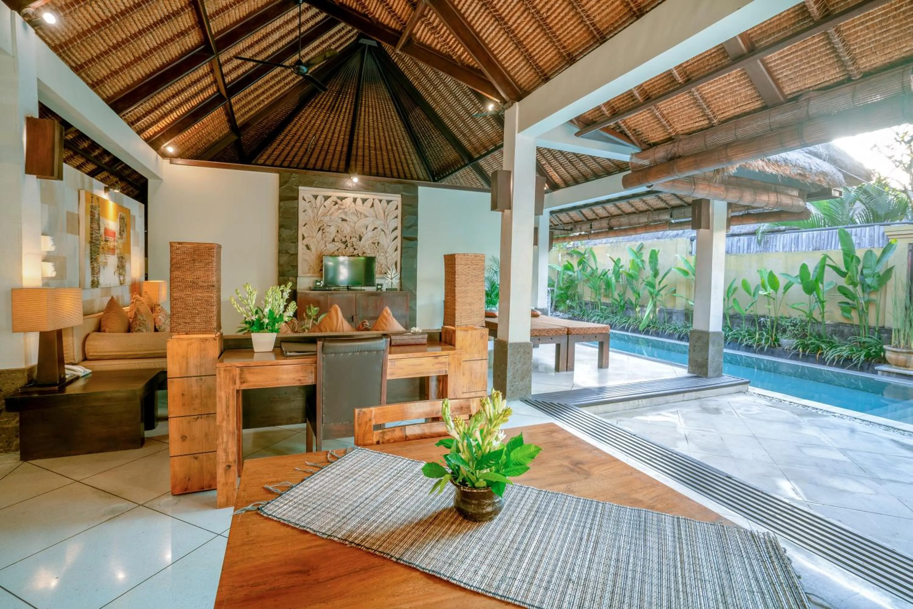 Living room in The Maya Seminyak Villas