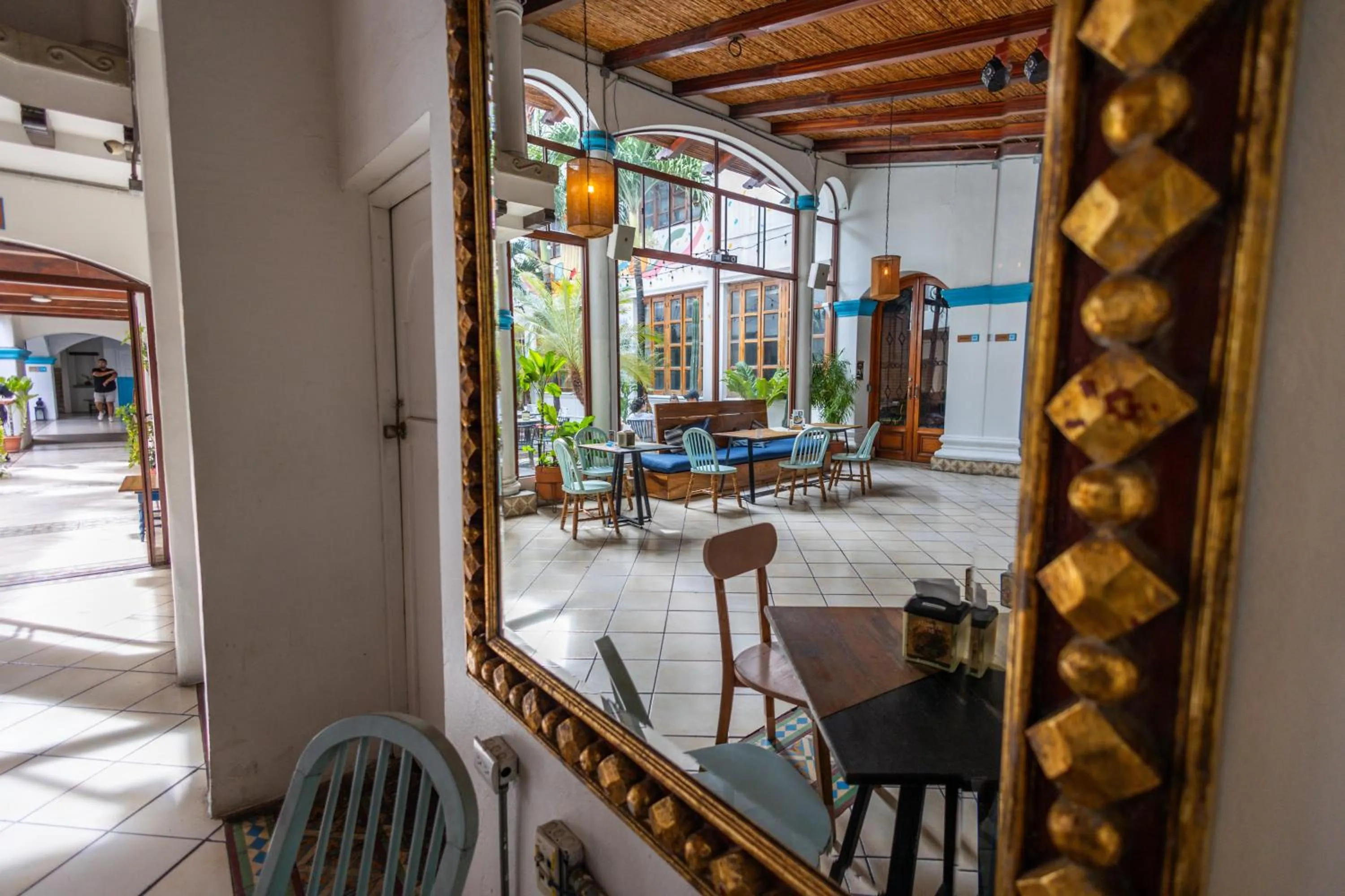 Seating area in Selina Granada