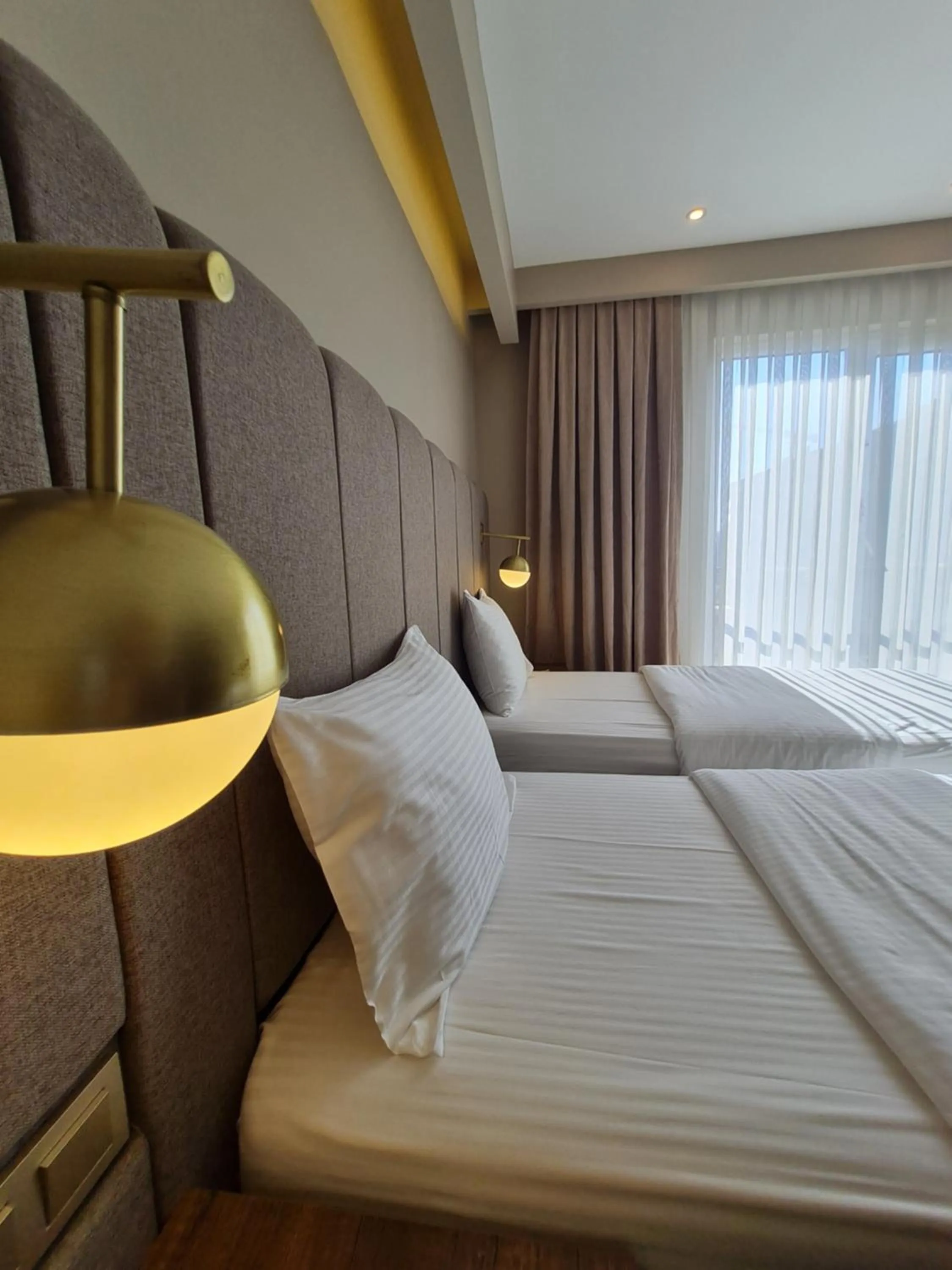 Bed in Air Boss Istanbul Airport and Fair Hotel