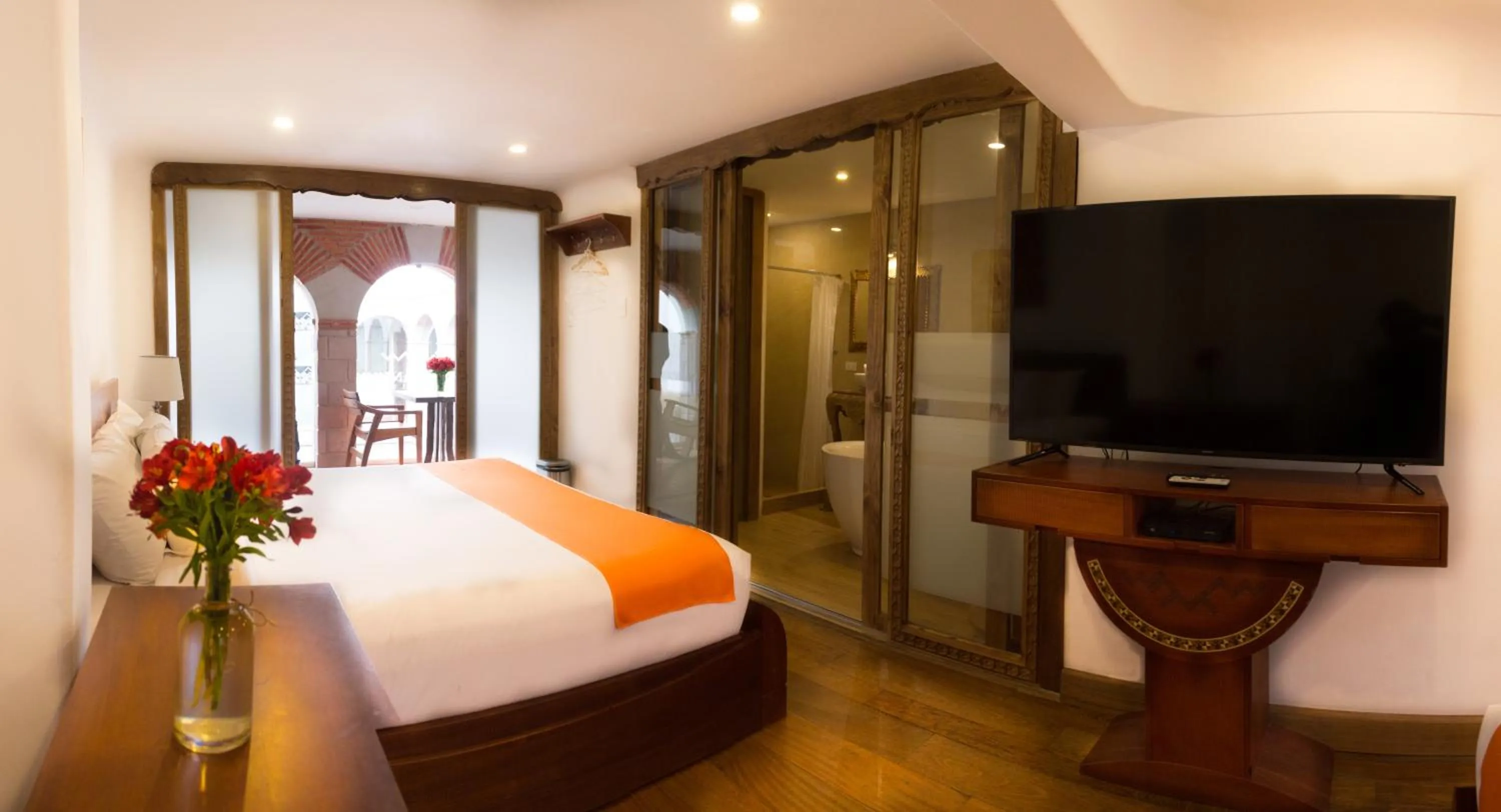 Bed in Waman Qorikancha