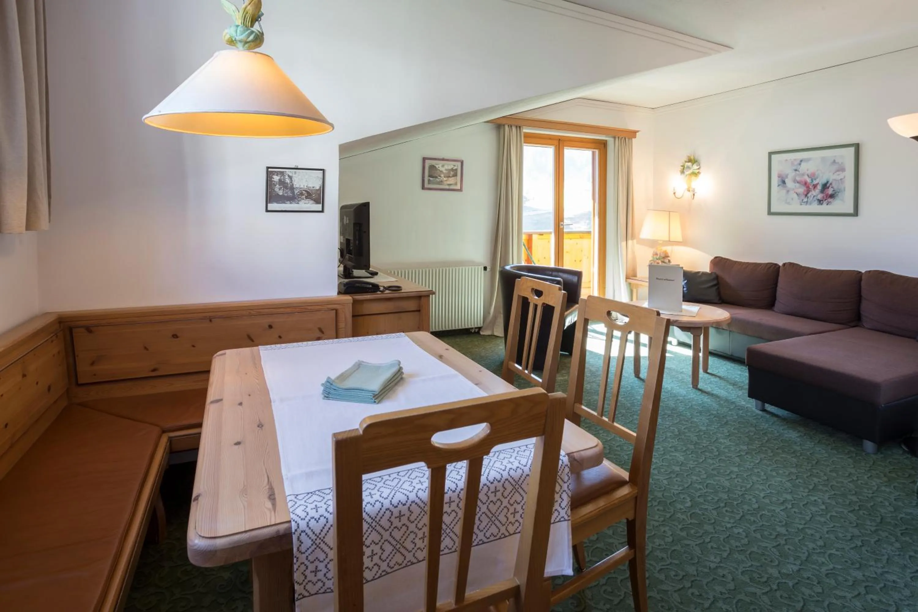 Seating area in Appartements Spullersee