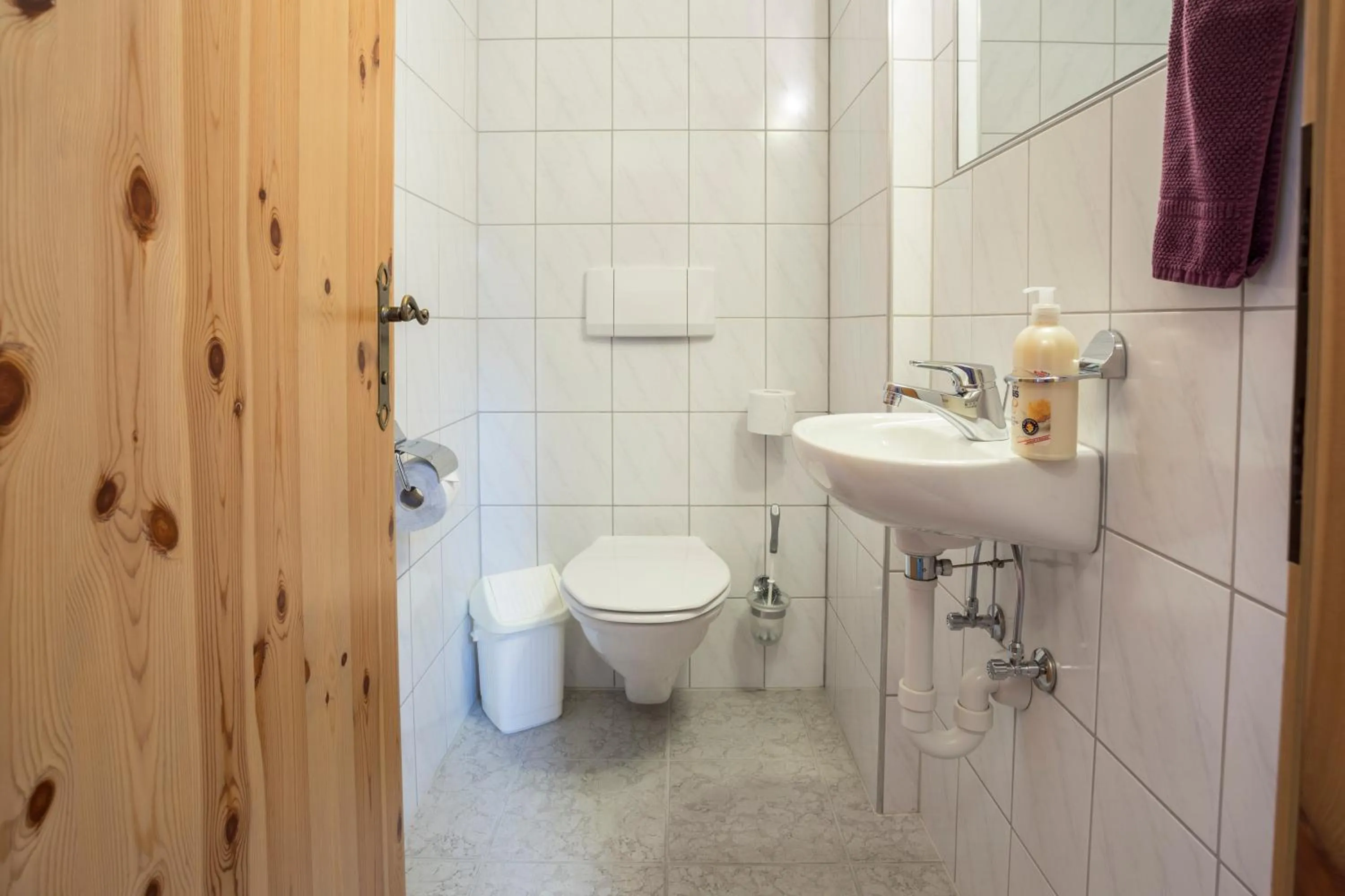 Toilet in Appartements Spullersee