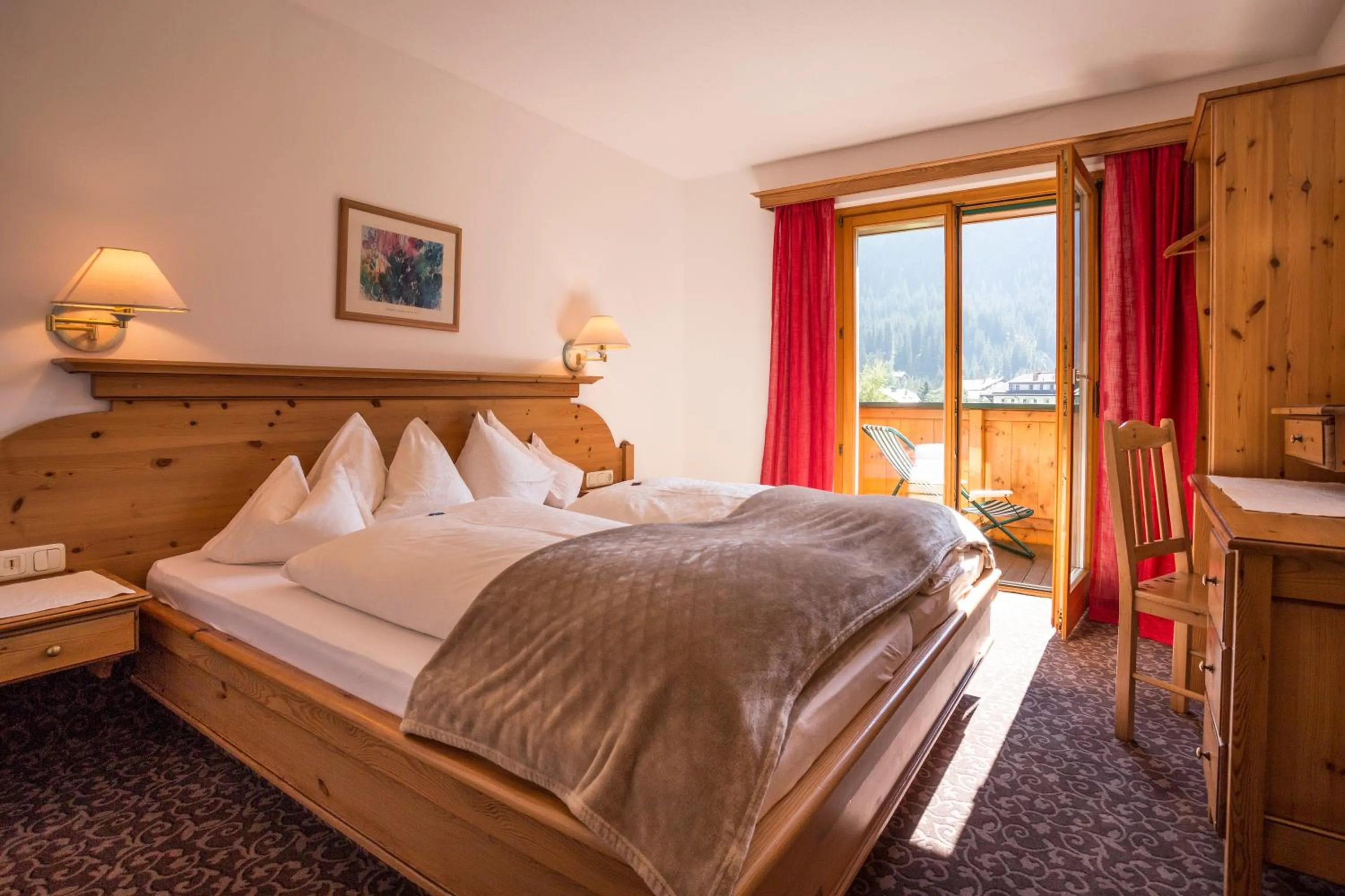 Bedroom, Bed in Appartements Spullersee