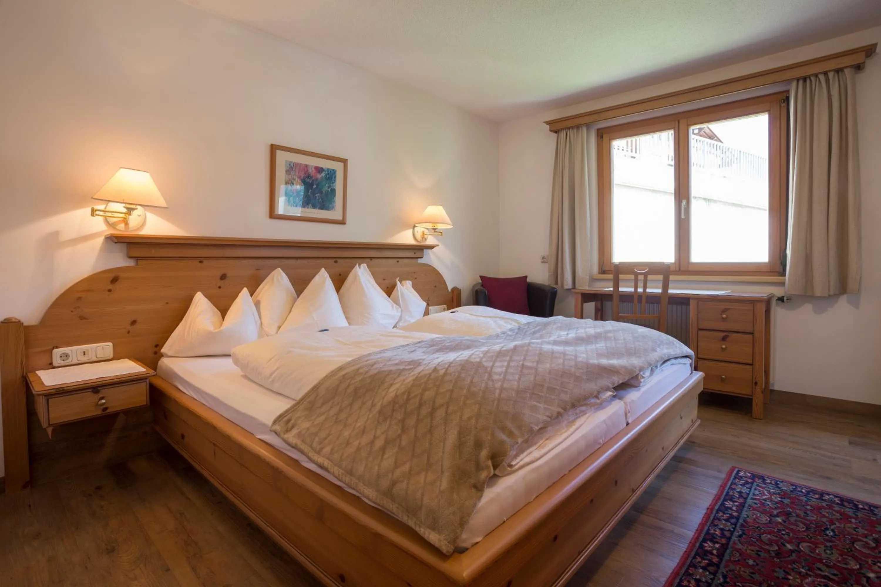 Bedroom, Bed in Appartements Spullersee