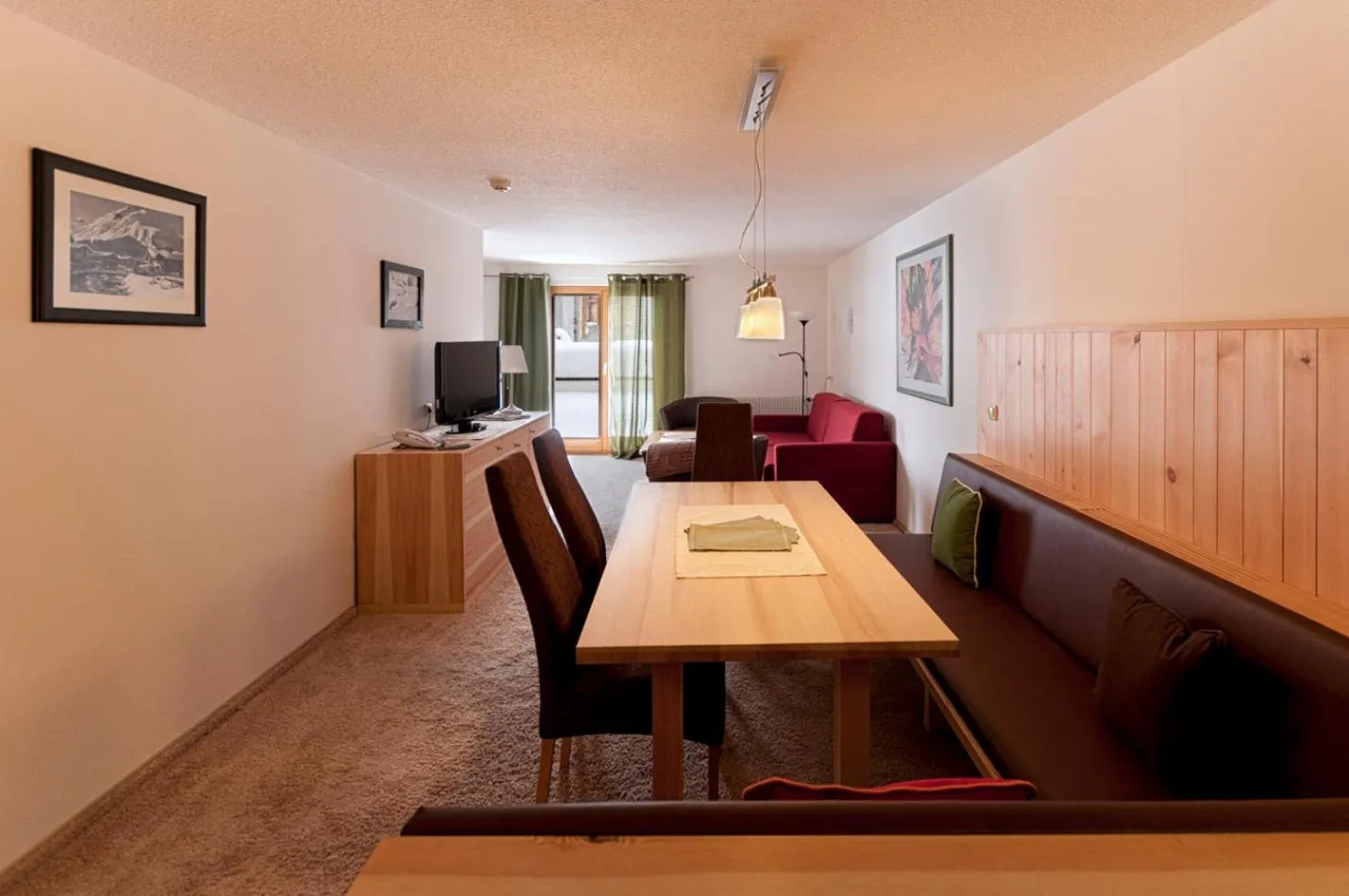 Living room in Appartements Spullersee