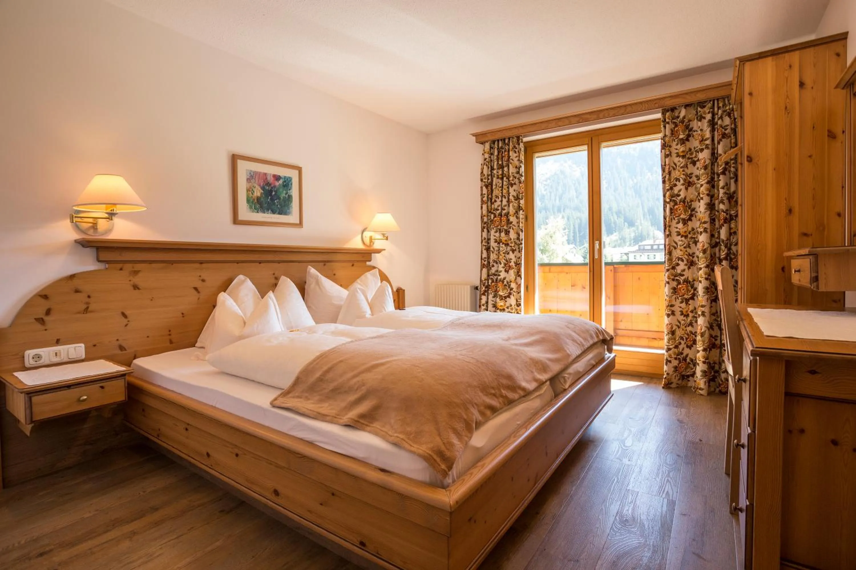 Bedroom, Bed in Appartements Spullersee