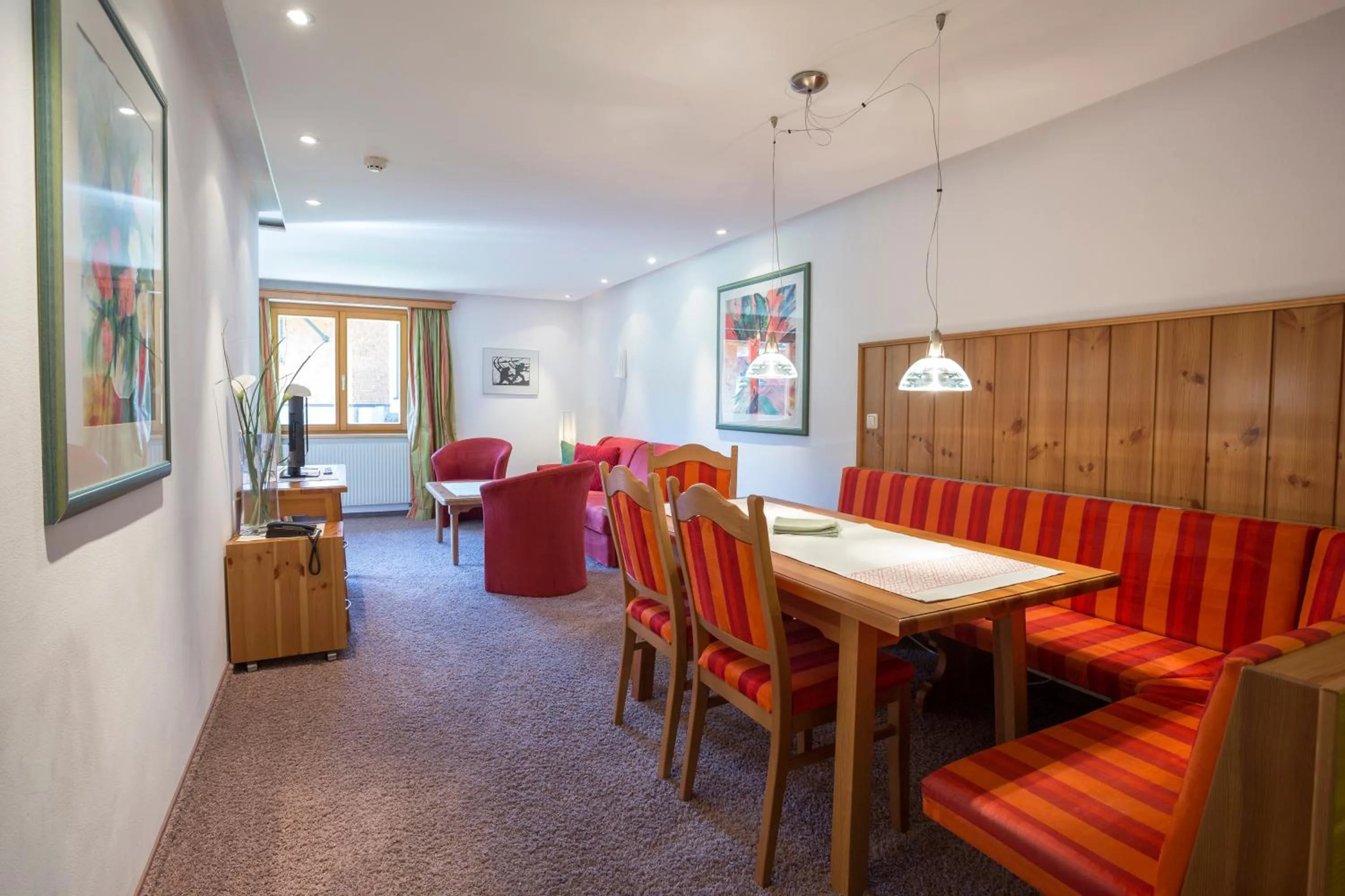 Seating area in Appartements Spullersee