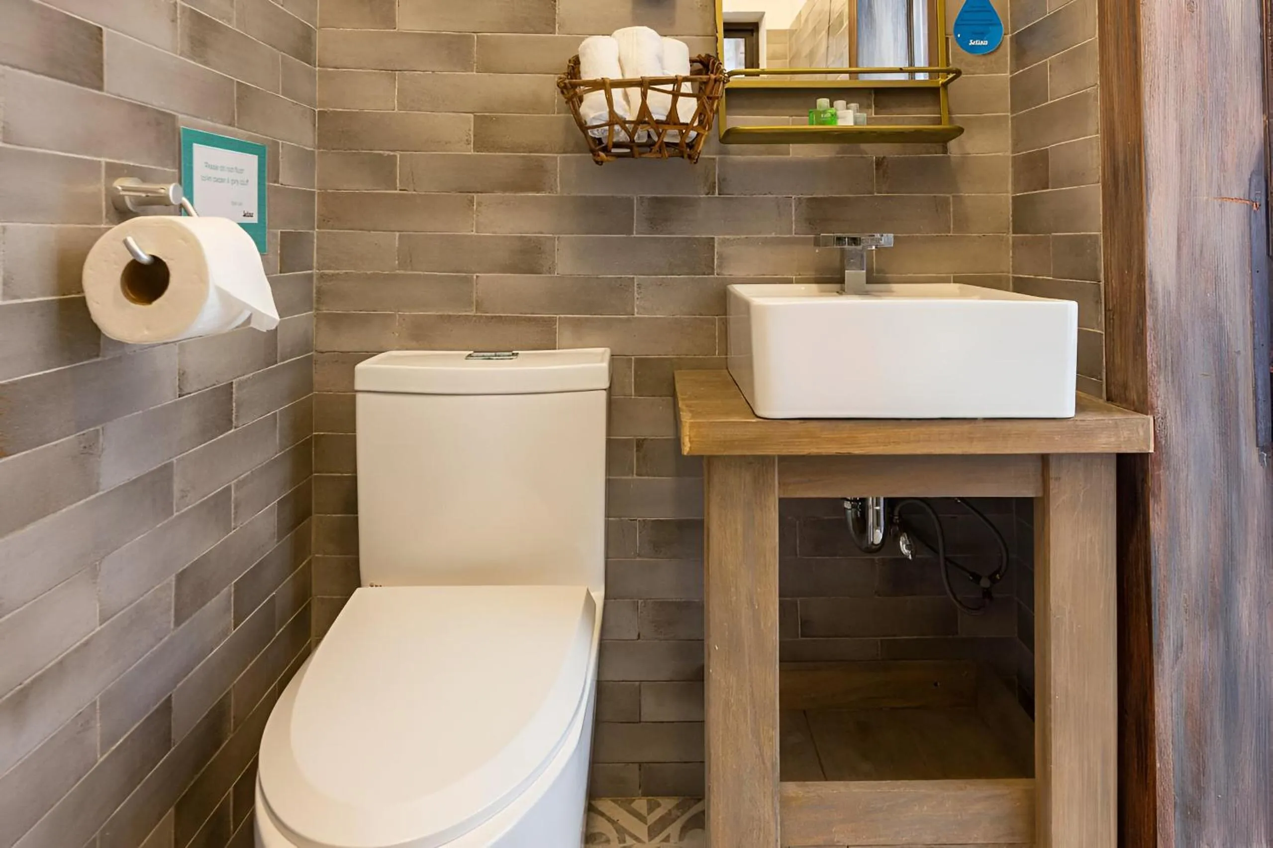 Toilet in Selina Antigua