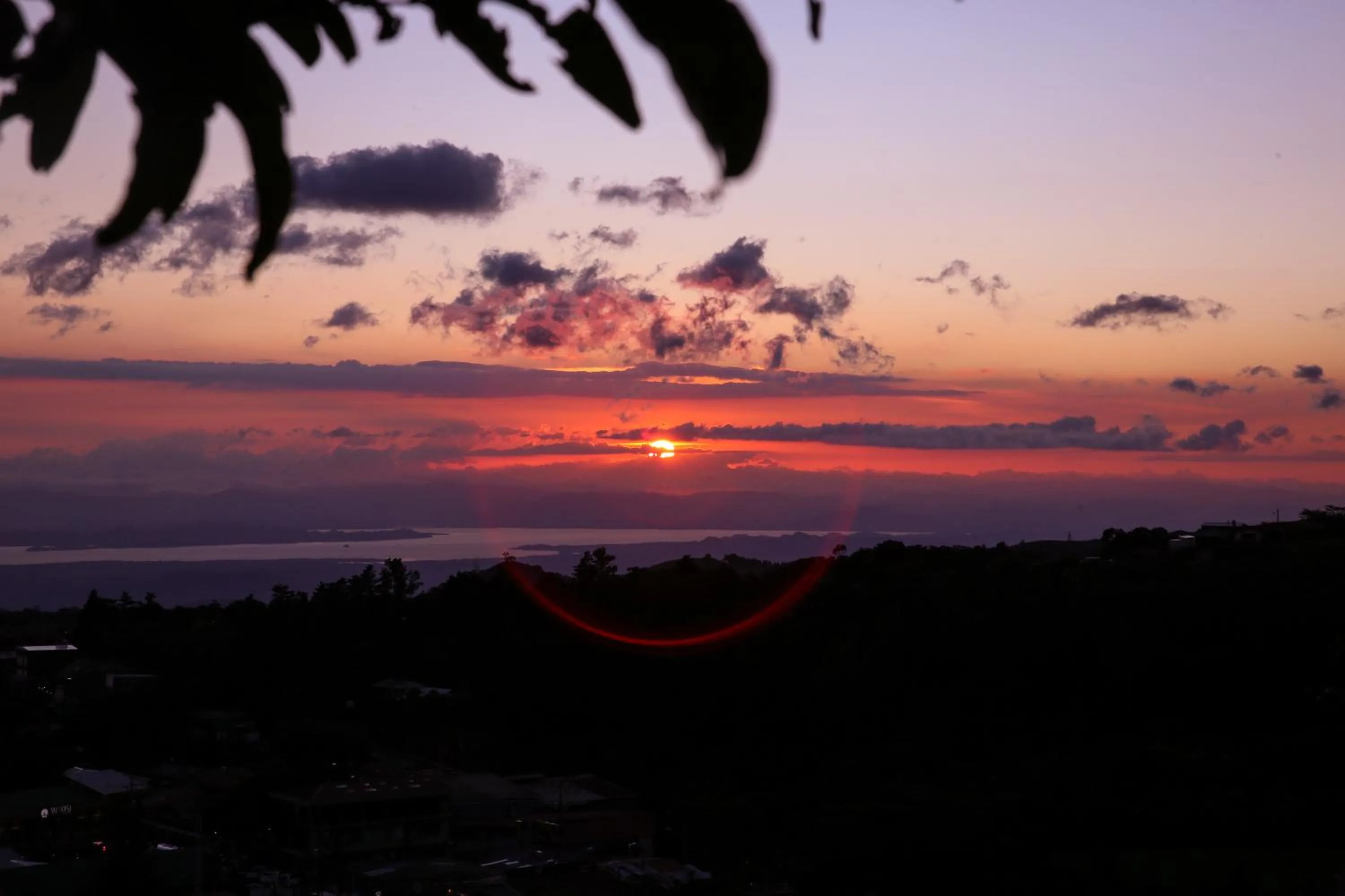 Sunset in Arco Iris Lodge