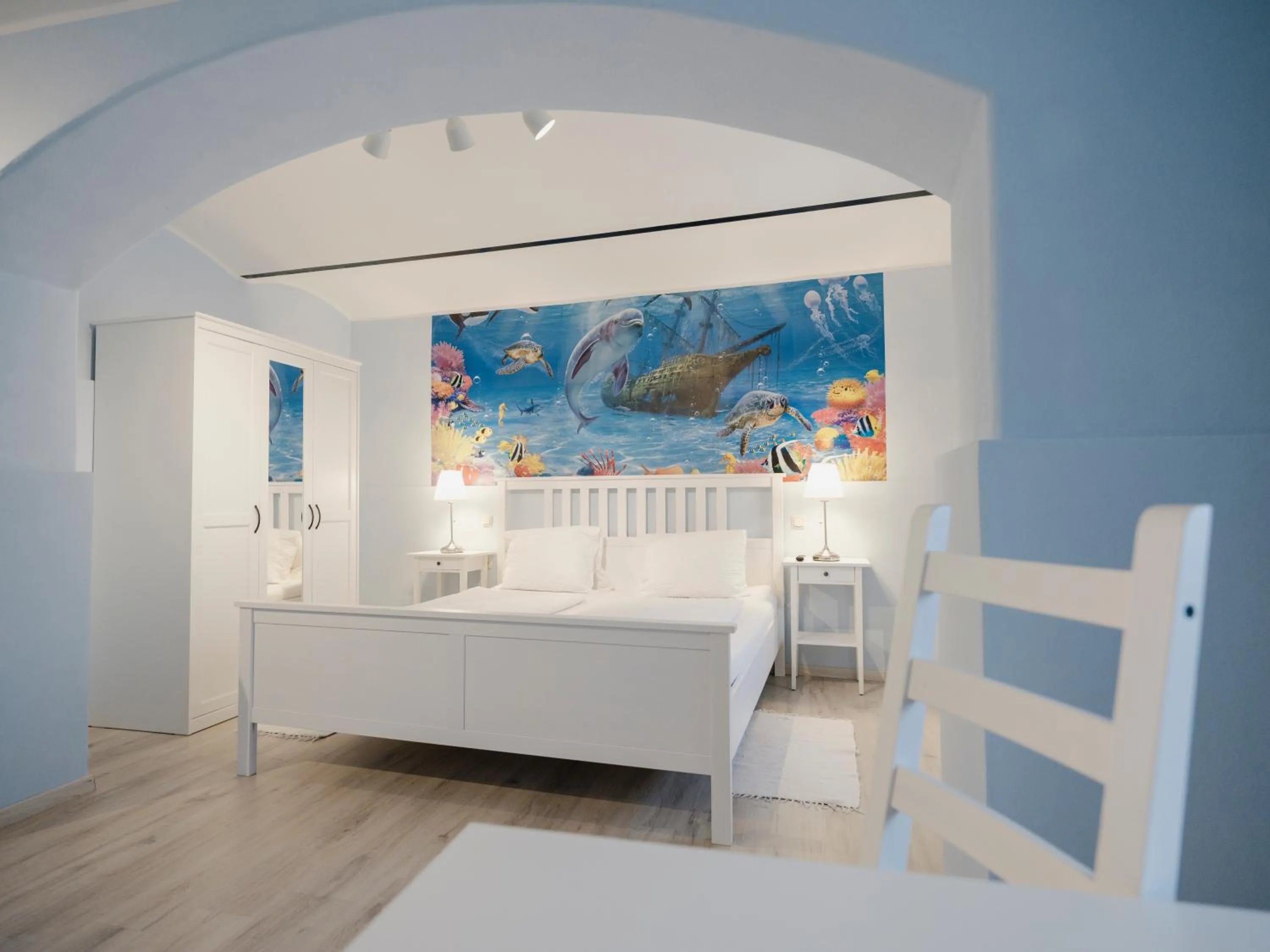 Bed in Frühstückshaus Wunderland