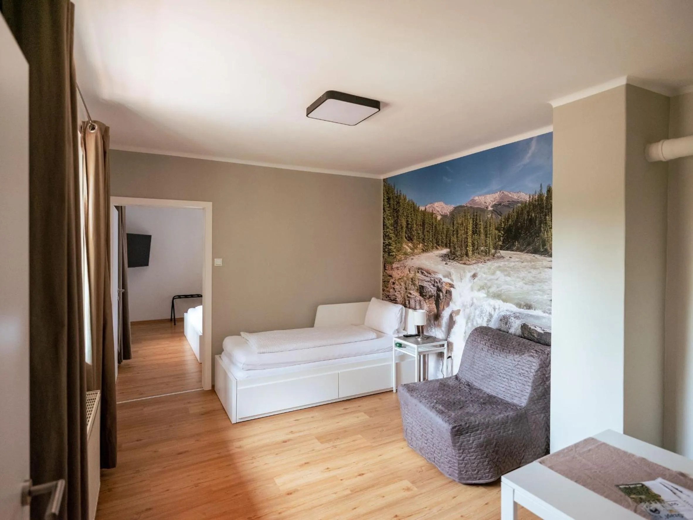 Bed in Frühstückshaus Wunderland