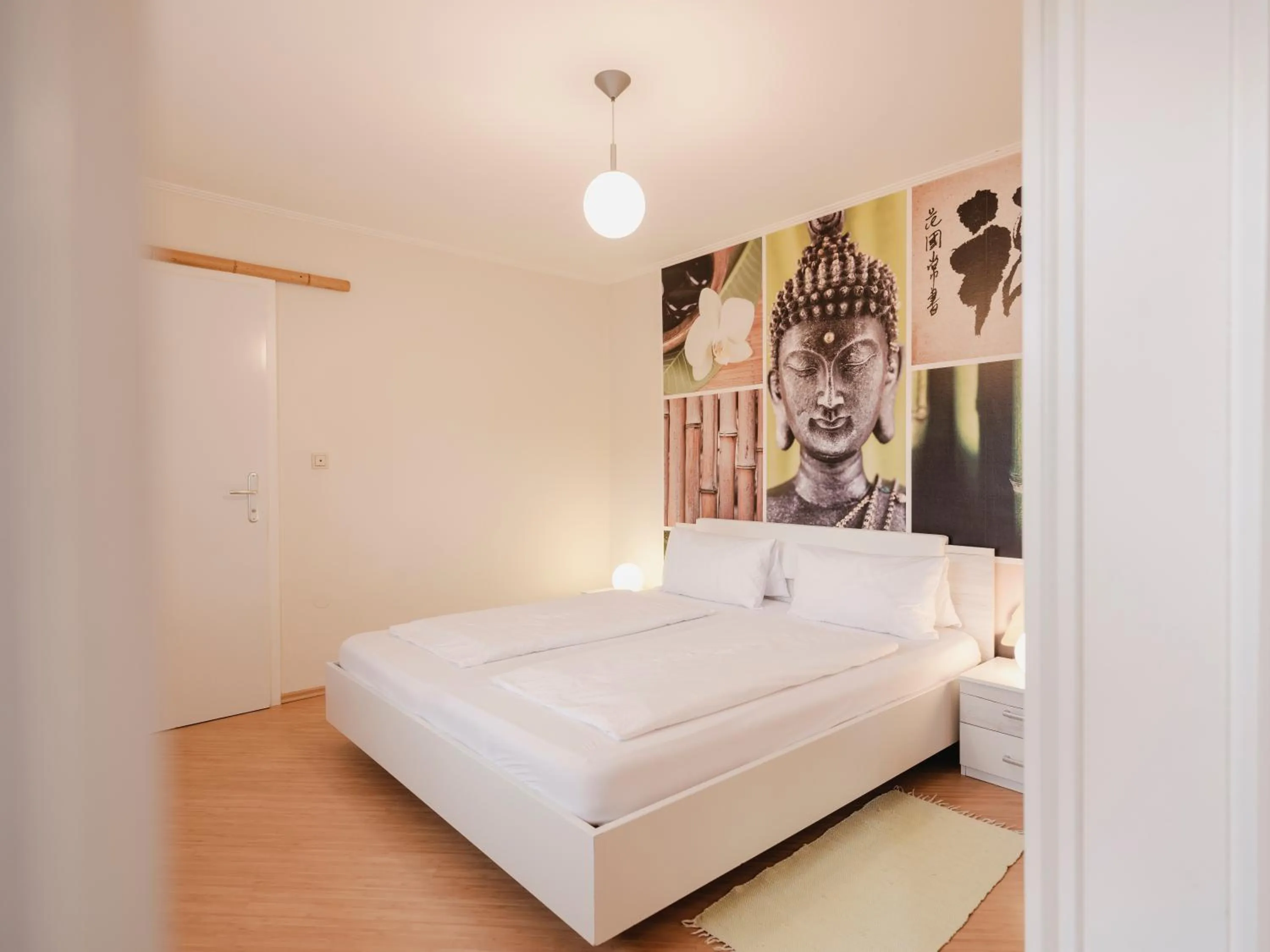 Bed in Frühstückshaus Wunderland